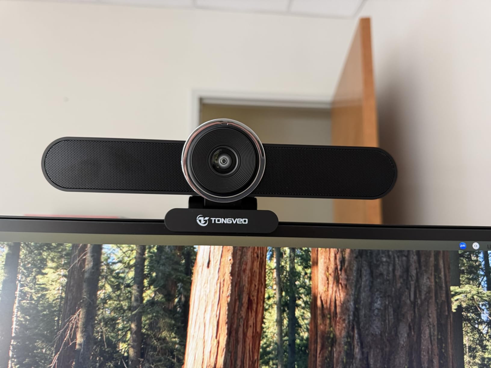 4K Webcam Conference Call TV Room Web Camera with Dual Microphones &Speaker, | All-in-One USB Video Camera, 116° Wide Angle, AI Auto Framing | Compatible with Zoom, OBS customer photo 2