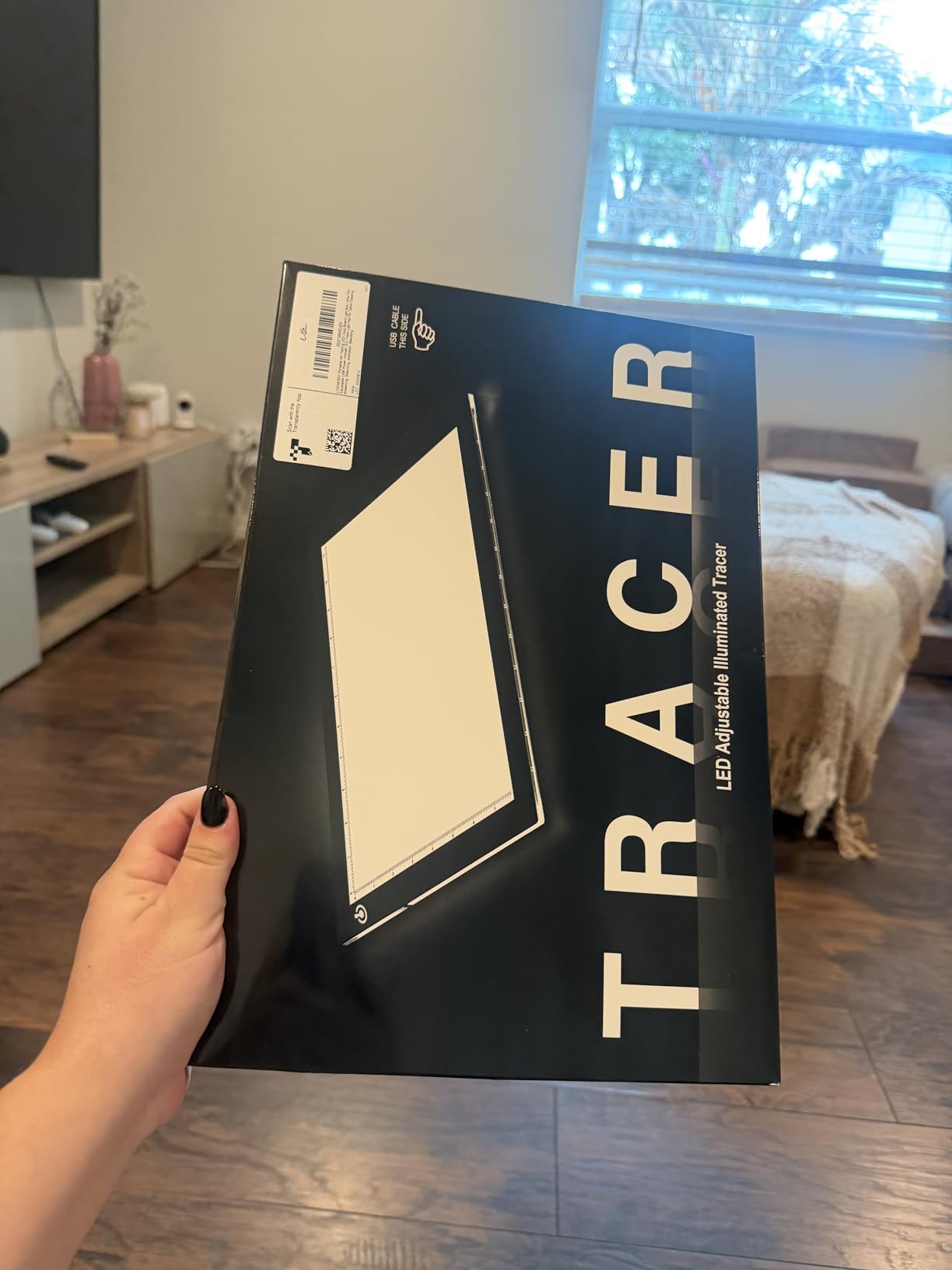 LitEnergy Rechargeable Tracing Light Box, Ultra-Thin Adjustable Battery Powered Artcraft LED Tracer Light Pad Tablet for Drawing, Sketching, Animation, Stenciling, Diamond Art Painting Kits for Adults customer photo 1