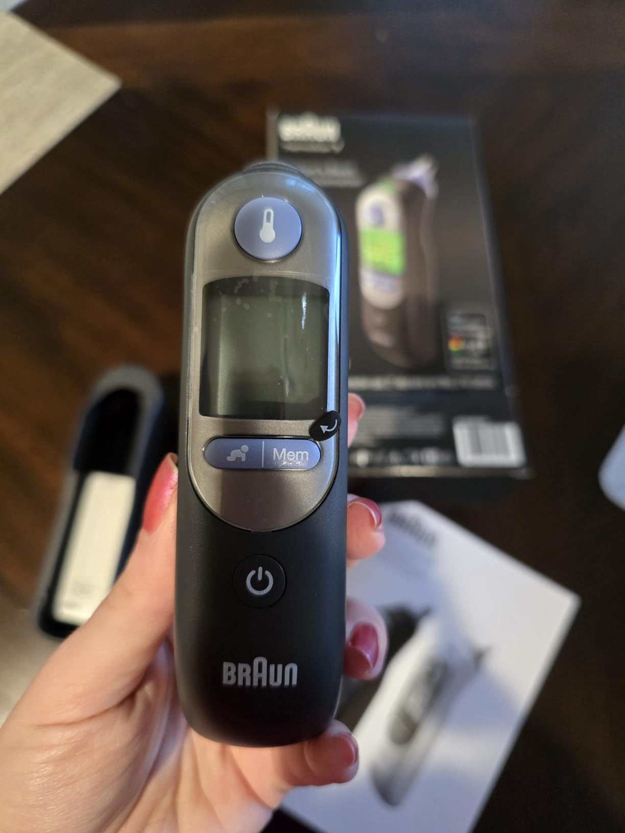 Braun ThermoScan 7+ Connect Digital Ear Thermometer - Family Care App Compatible, Age Precision Technology, Color-Coded Display, No. 1 Brand Recommended by Pediatricians customer photo 1