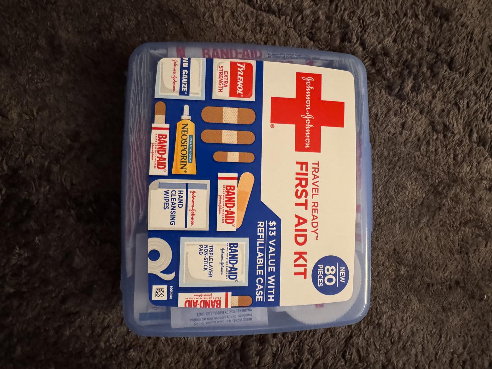 All-Purpose Portable Compact First Aid Kit for Minor Cuts, Scrapes, Sprains & Burns, Perfect for Home, Car, Travel, Camping Essentials & Outdoor Emergency Kit, 160 Piece customer photo 2