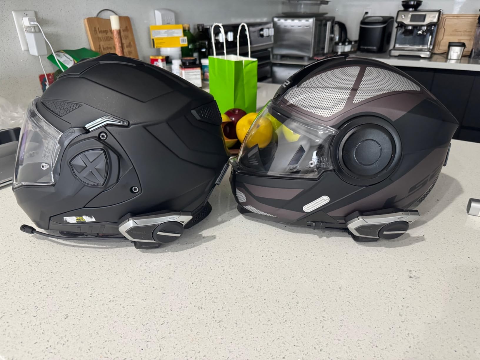 Sena 50S Motorcycle Jog Dial Communication Bluetooth Headset w/Sound by Harman Kardon Integrated Mesh Intercom System Premium Microphone & Speakers customer photo 1