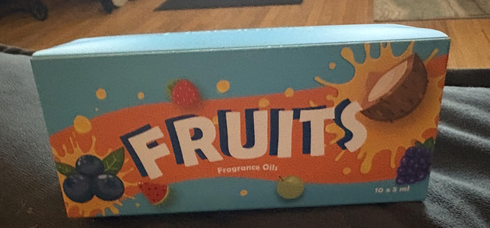 Fruity Fragrance Oil, Holamay Premium Fruit Essential Oils for Diffuser, Candle Soap Making Scents, 10x5ml, Coconut, Strawberry, Mango, Pineapple, More Home Diffusers Oil Scents, Summer Oils Gift Set customer photo 1