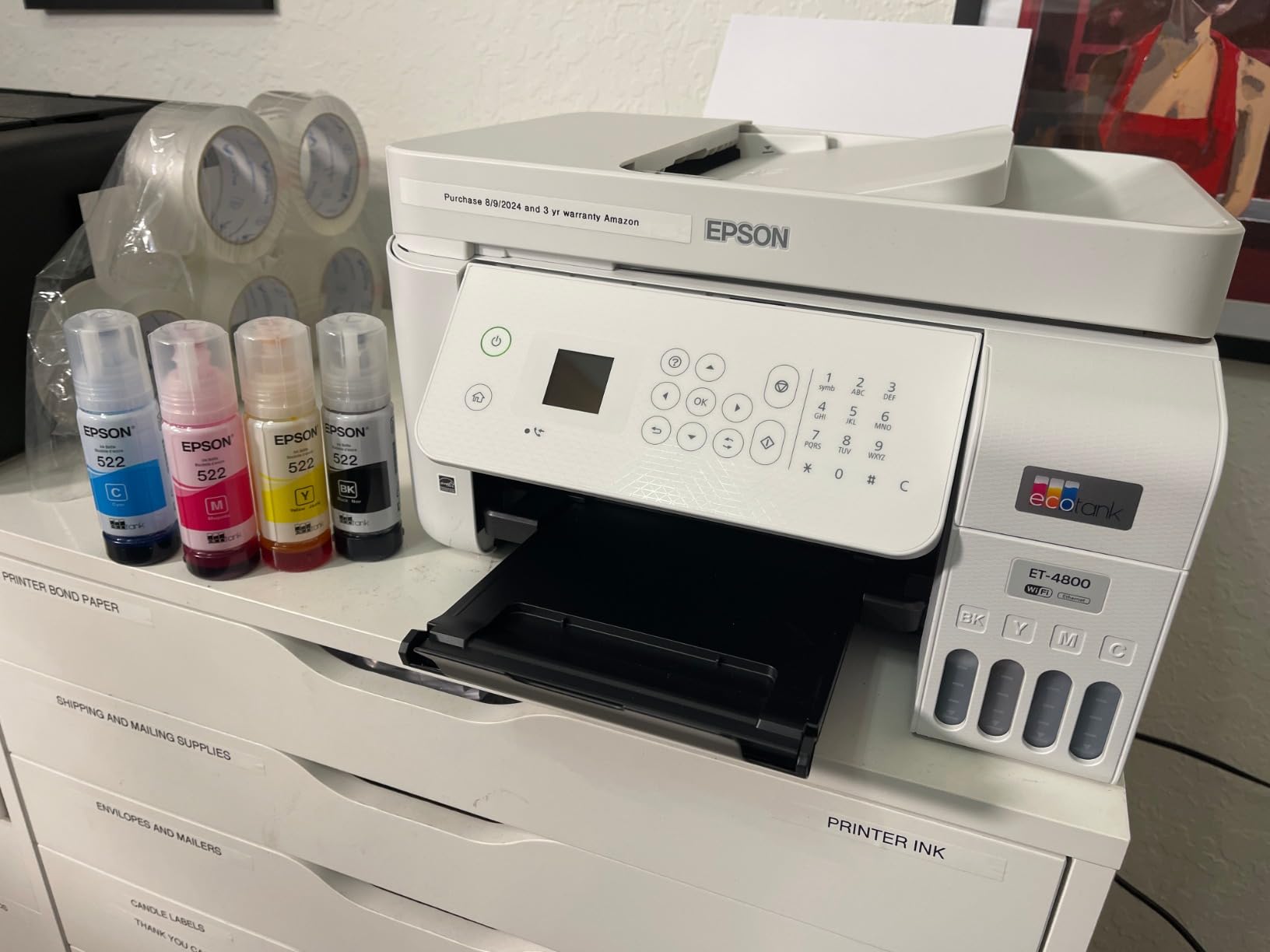 Epson EcoTank ET-4800 Wireless All-in-One Cartridge-Free Supertank Printer with ADF and Fax customer photo 1