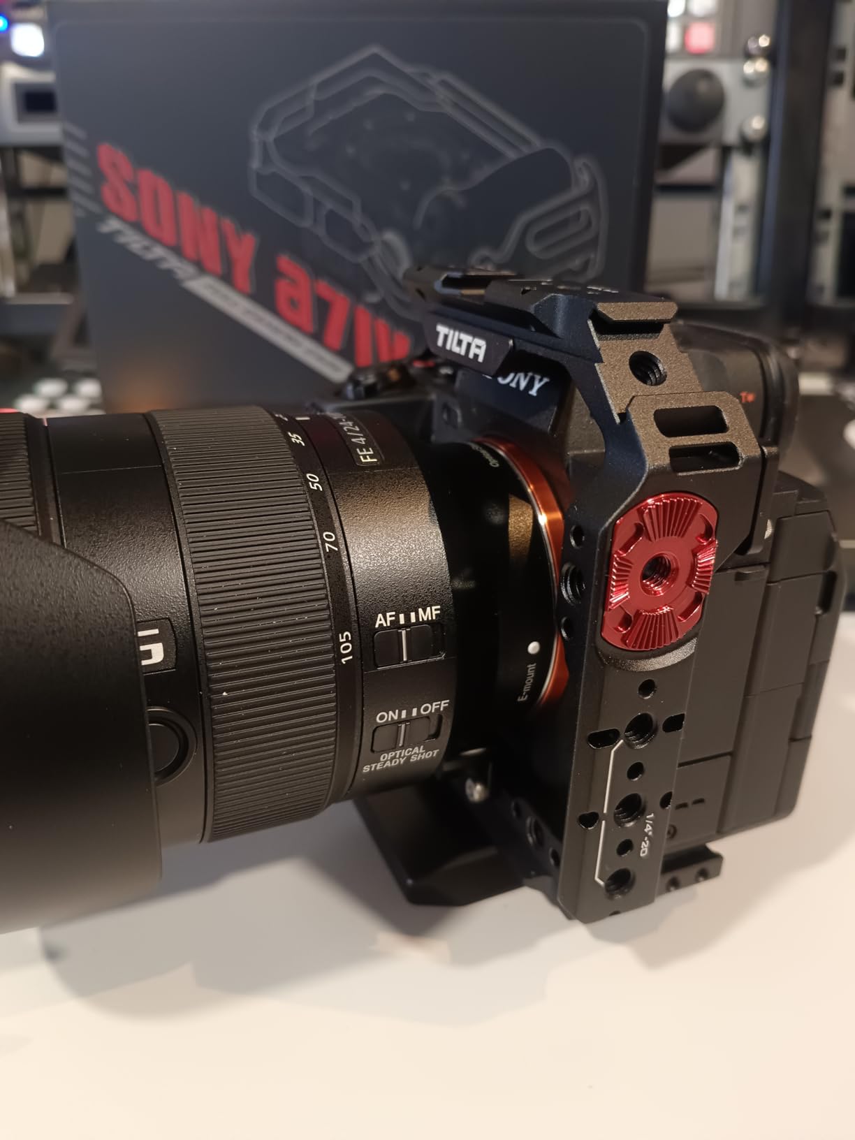 Tilta Full Camera Cage Compatible with Sony a7 IV, a1, S3, R4, 73, R3, A9 | Black customer photo 1