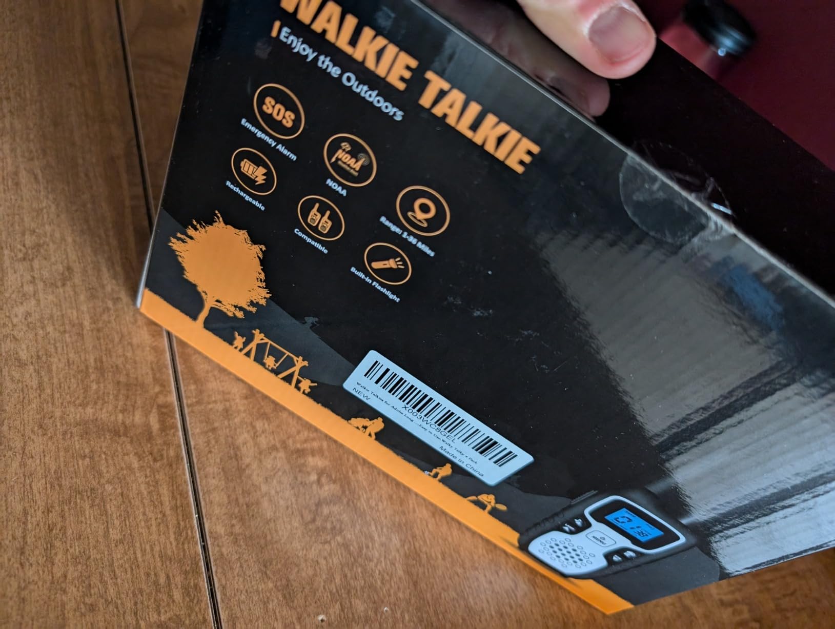 Wishouse Walkie Talkies for Adults Long Range-Rechargeable 4 Pack 2 Way Radios, Hiking Accessories Camping Gear Xmas Birthday Gift for Kids Family with Lamp,SOS Siren,NOAA Weather Alert,Easy to Use customer photo 2