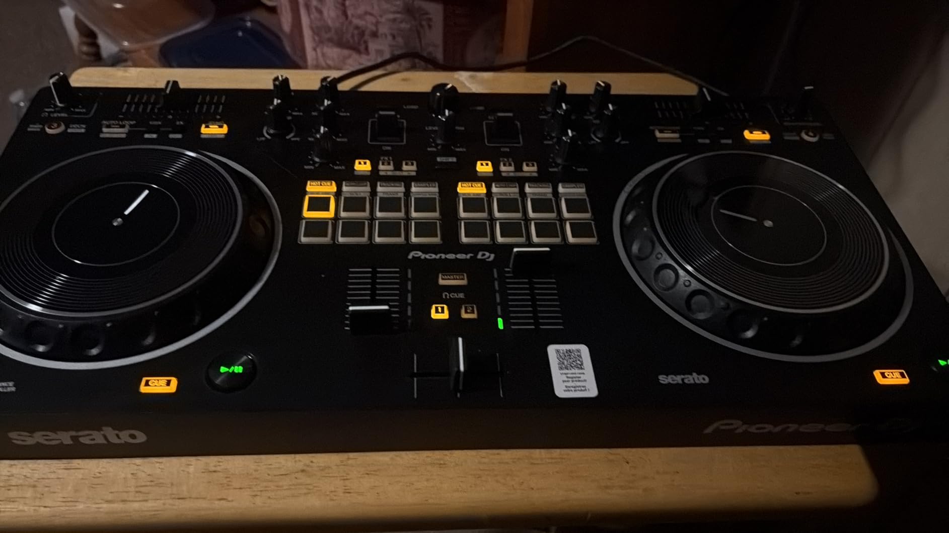 Pioneer DJ DDJ-REV1 2-deck Serato DJ Controller, Black customer photo 2