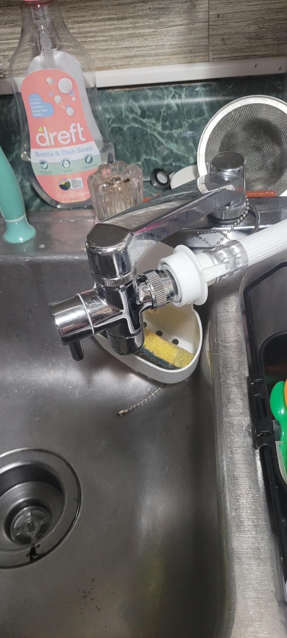 COMFEE' Portable Mini Dishwasher Countertop with 1.32Gal Built-in Water Tank for Apartments & RVs, No Hookup Needed, 6 Programs, 360° Dual Spray, 162°F High-Temp & Air-Dry Function customer photo 2