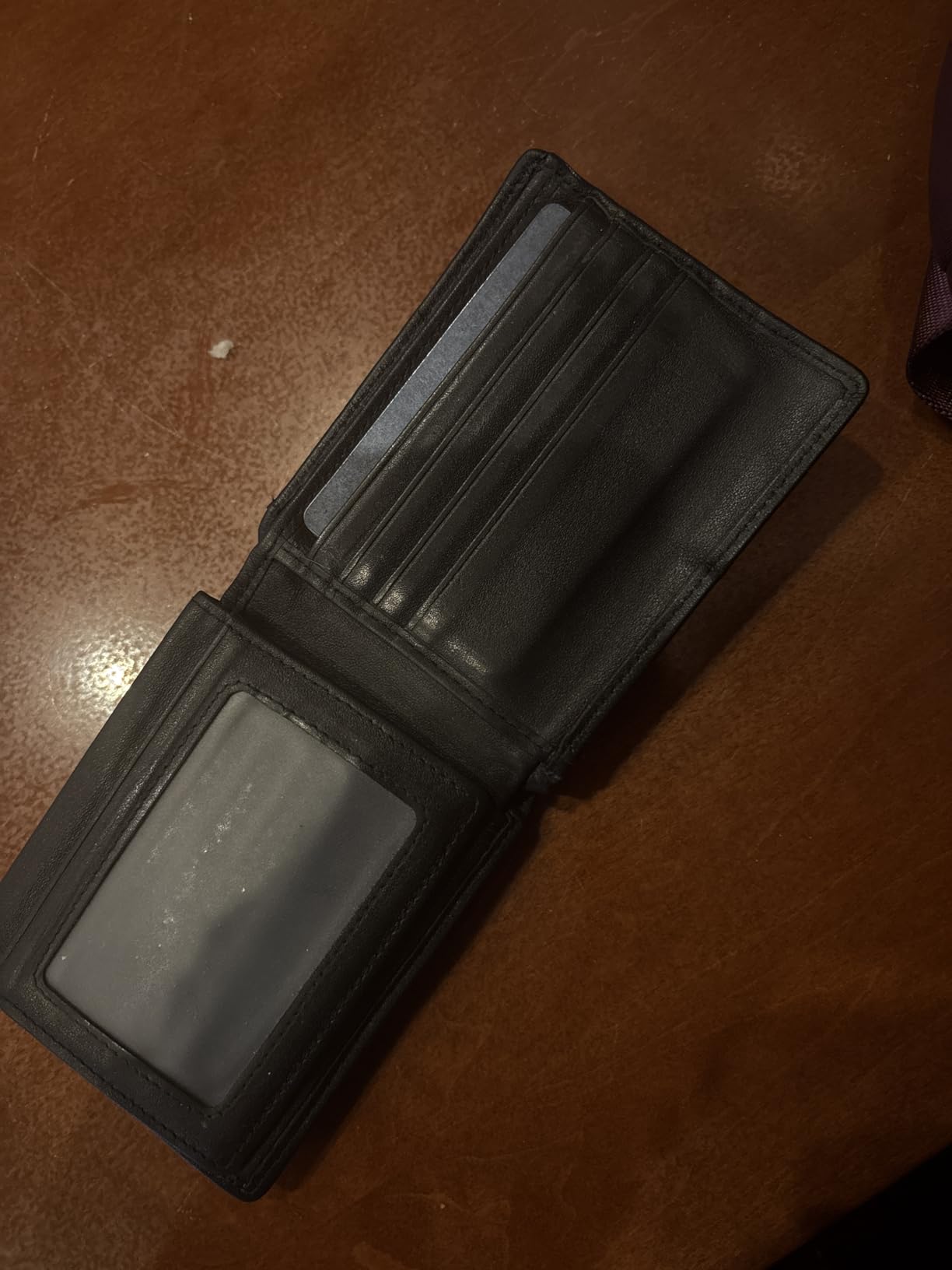 Leather Wallets for Men, Genuine Leather Mens Wallets Bifold Rfid Blocking with 2 ID Windows customer photo 1