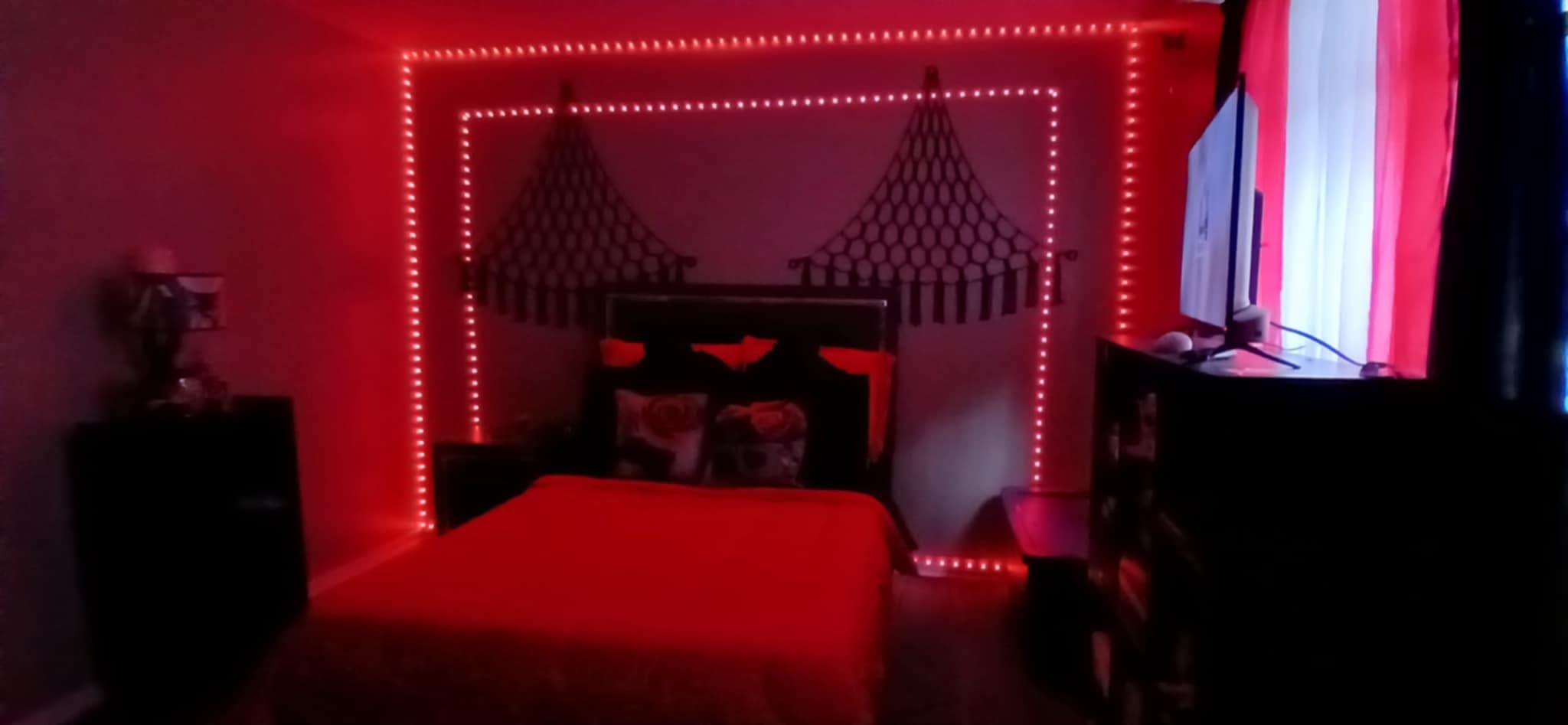 KEXU 44 Key RGB LED Strip Lights IR Remote Control, Remote Receiver for RGB LED Light Strip, 24V Power Adapter for LED Lights customer photo 2