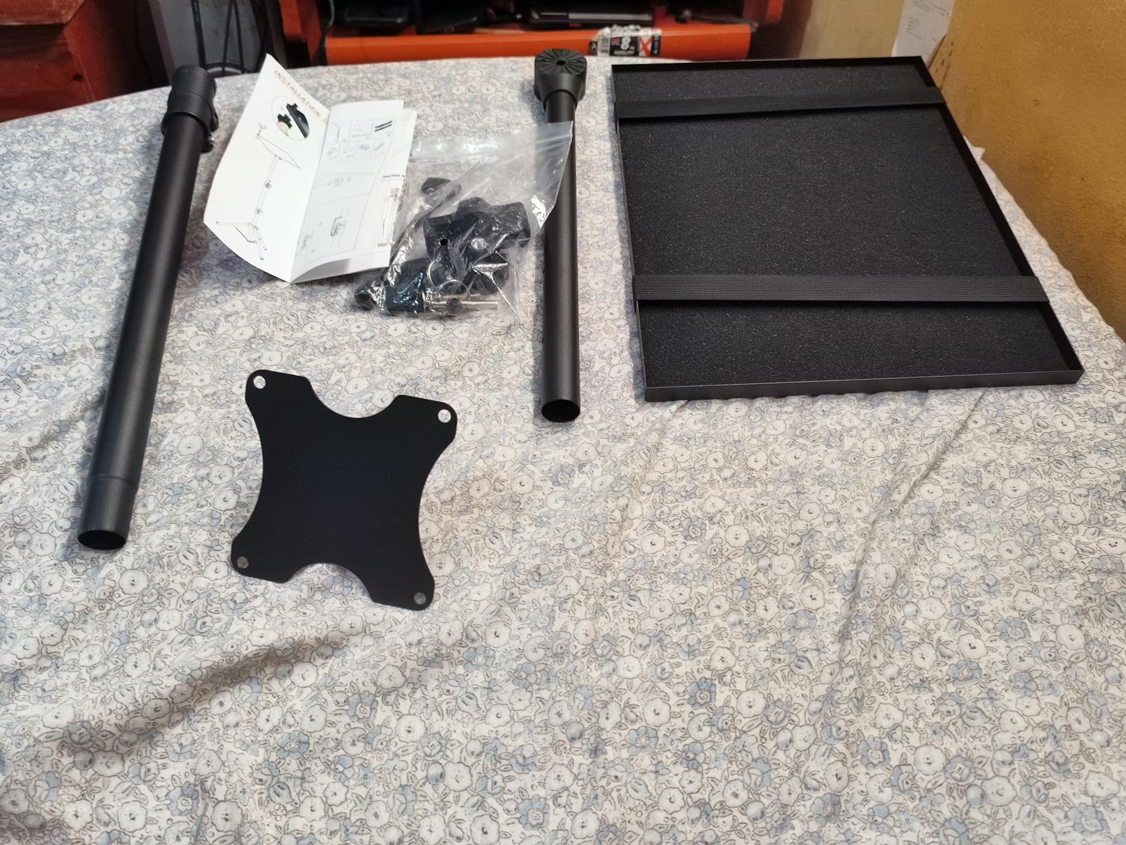 Projector Stand Tripod Adjustable, Laptop Height from 23.5 to 46.5 inches with Gooseneck Phone Holder, Floor for Office, Home, Stage, Studio, DJ Racks Holder Mount customer photo 2