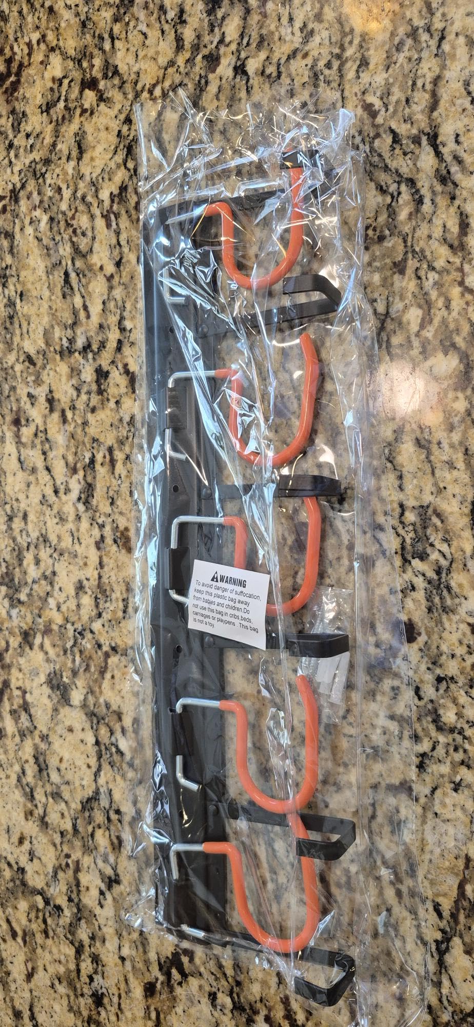 TVKB 68'' All Metal Garden Tool Organizer Adjustable Garage Tool Organizer Wall Mount Garage Organizers and Storage with Heavy Duty Hooks Tool Hangers for Garage Wall, Shed, Garden customer photo 1