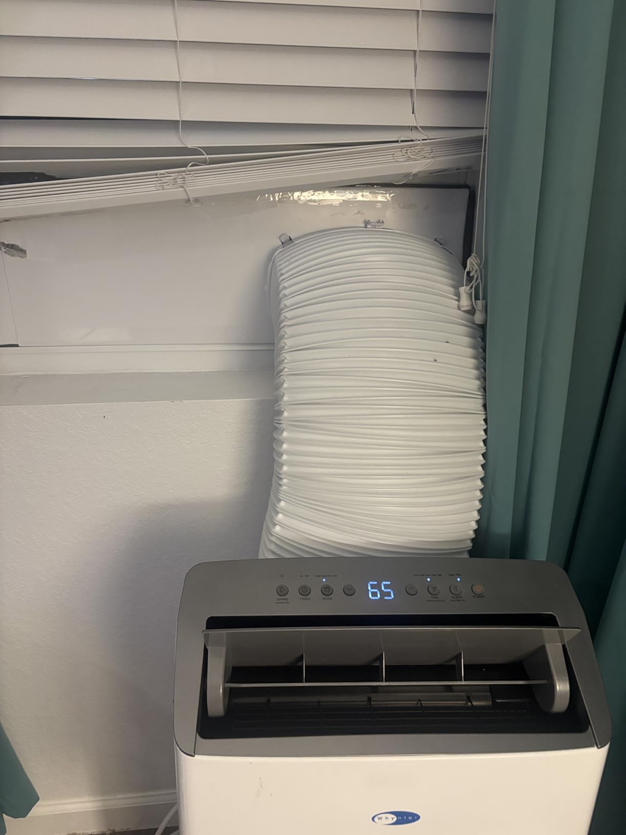 Whynter ARC-1230WN 14,000 BTU (12,000 BTU SACC) NEX Inverter Dual Hose Cooling Portable Air Conditioner, Dehumidifier, and Fan with Smart Wi-Fi, Up to 600 sq ft in White customer photo 2