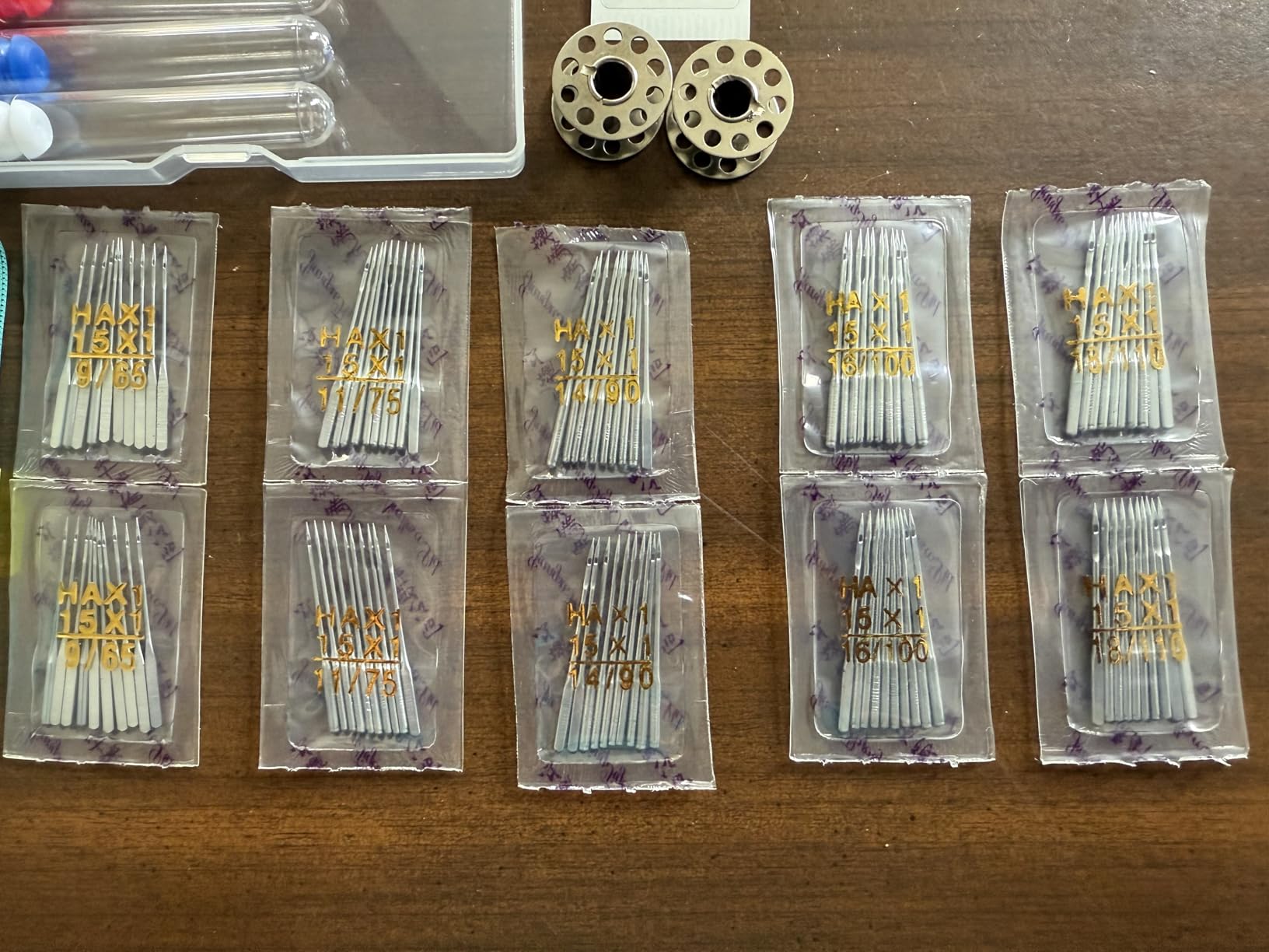 50 Pcs Universal Sewing Machine Needles HAX1 (65/9, 75/11, 90/14, 100/16 and Heavy Duty 110/18) Ideal for Various Fabrics, Compatible with Singer, Brother, Janome and Most Home Sewing Machine Brands customer photo 2
