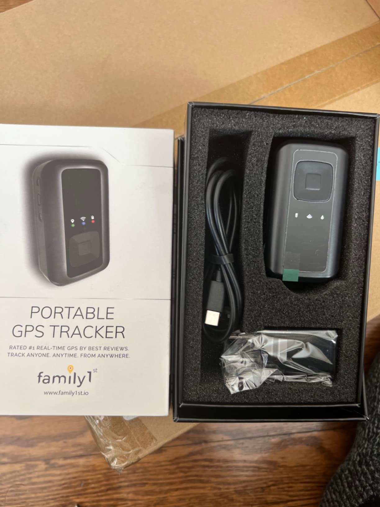No Monthly Fee GPS Tracker - Family1st - 1 Year Subscription Included - Portable Discreet GPS Tracking Device, Compact GPS Tracker for Cars, Vehicles, Kids, Elderly, Teens customer photo 1