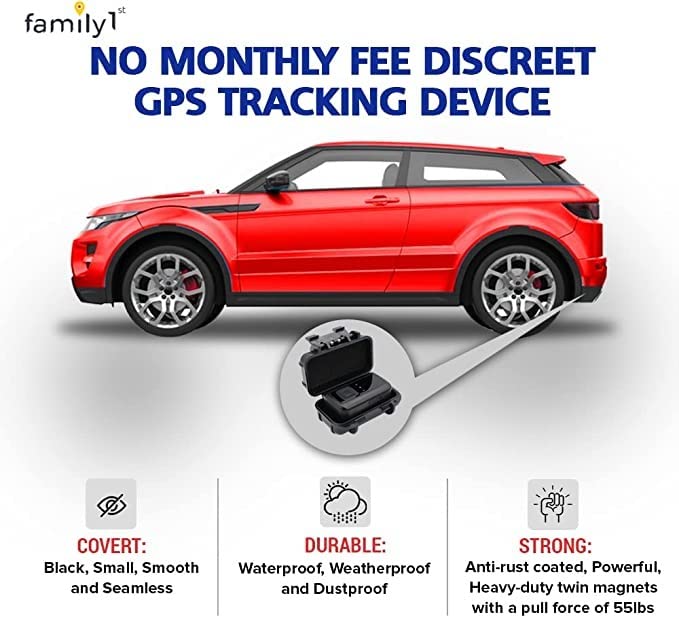 No Monthly Fee GPS Tracker - Family1st - 1 Year Subscription Included - Portable Discreet GPS Tracking Device, Compact GPS Tracker for Cars, Vehicles, Kids, Elderly, Teens customer photo 2