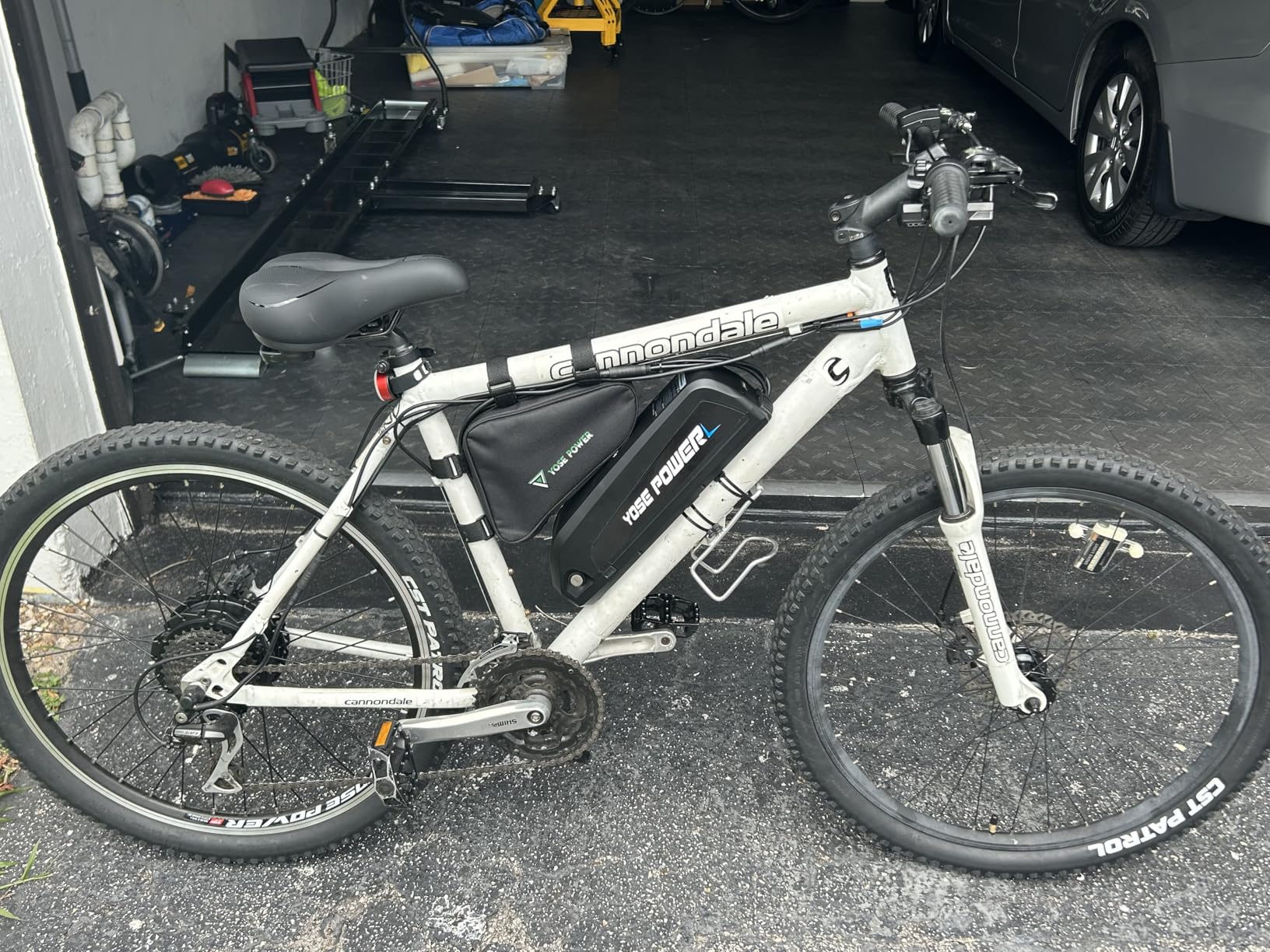 YS YOSE POWER 26 inch Ebike Conversion kit 48V500W Rear Front Motor Wheel with 48V13Ah Battery Fit for 6S 7S 8S 9S 10S Cassette Screwed Brushless Motor Kit customer photo 1