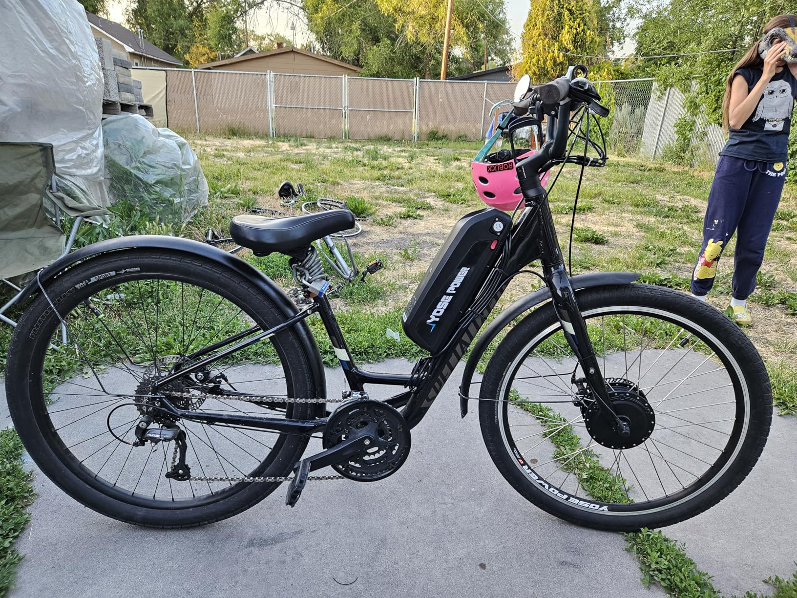 YS YOSE POWER 26 inch Ebike Conversion kit 48V500W Rear Front Motor Wheel with 48V13Ah Battery Fit for 6S 7S 8S 9S 10S Cassette Screwed Brushless Motor Kit customer photo 2