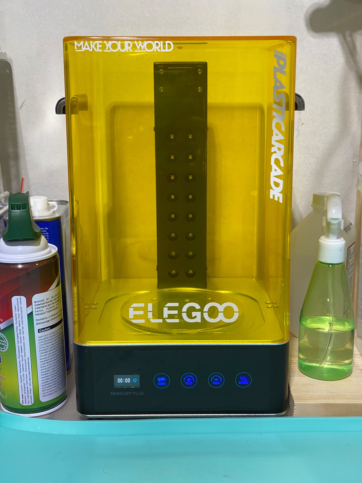ELEGOO Mercury XS Bundle, Wash and Cure Machine for Large Resin 3D Printed Models, Compatible with Saturn and Mars LCD 3D Printers, with a Handheld UV Lamp customer photo 2