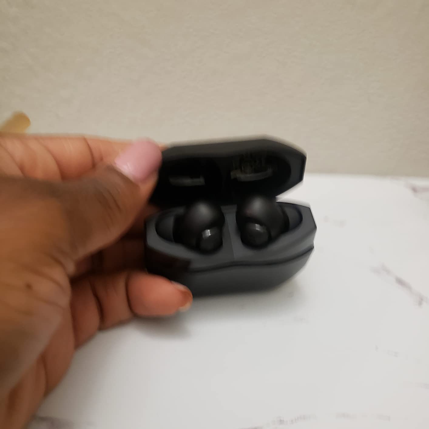 Black Shark Wireless Earbuds with 35ms Ultra-Low Latency, Gaming Bluetooth Earbuds with Premium Sound, Bluetooth 5.2, 10mm Drivers, 4 Hyperclear Mics, IPX5 Waterproof, 20H Play Time, Comfort Fit customer photo 2