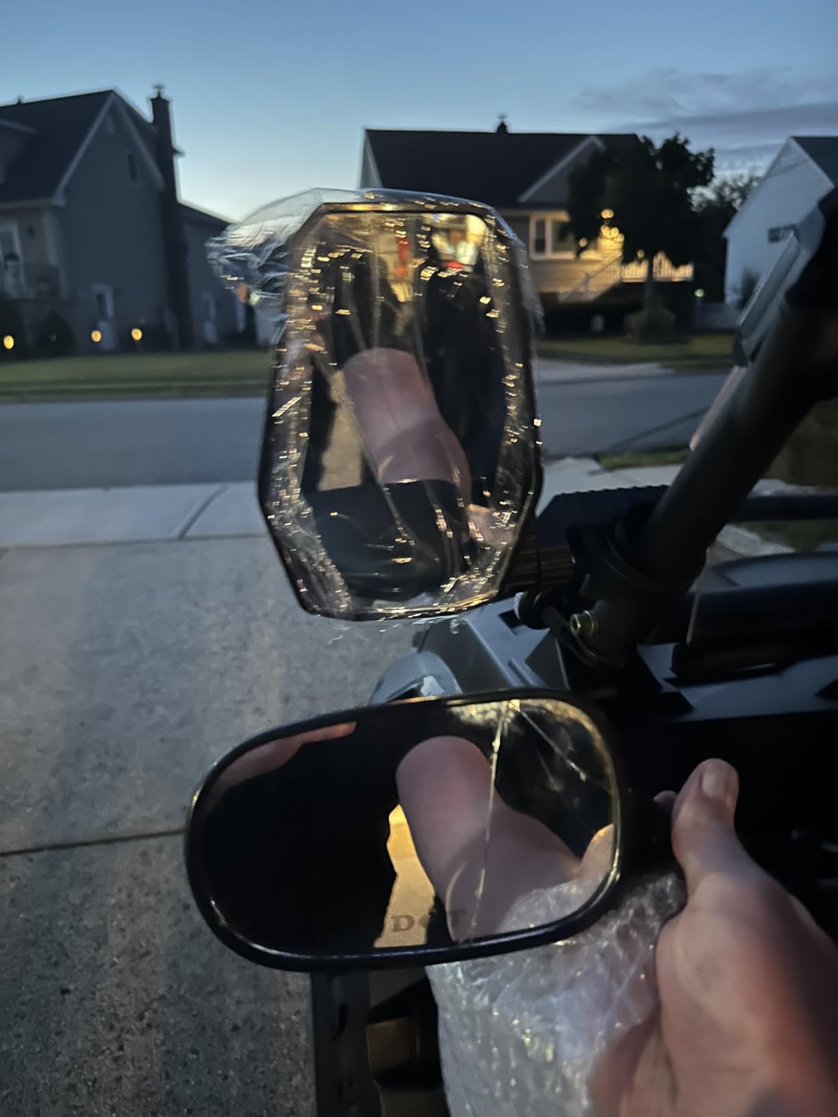 KEMIMOTO UTV Side Mirrors, UTV Mirrors for 1.65-2 inch Roll bar Compatible with Polaris RZR, Can-Am Maverick X3, Pioneer, Talon, Teryx, Gator, CFMOTO, Multi-Adjustment Convex Mirrors customer photo 2