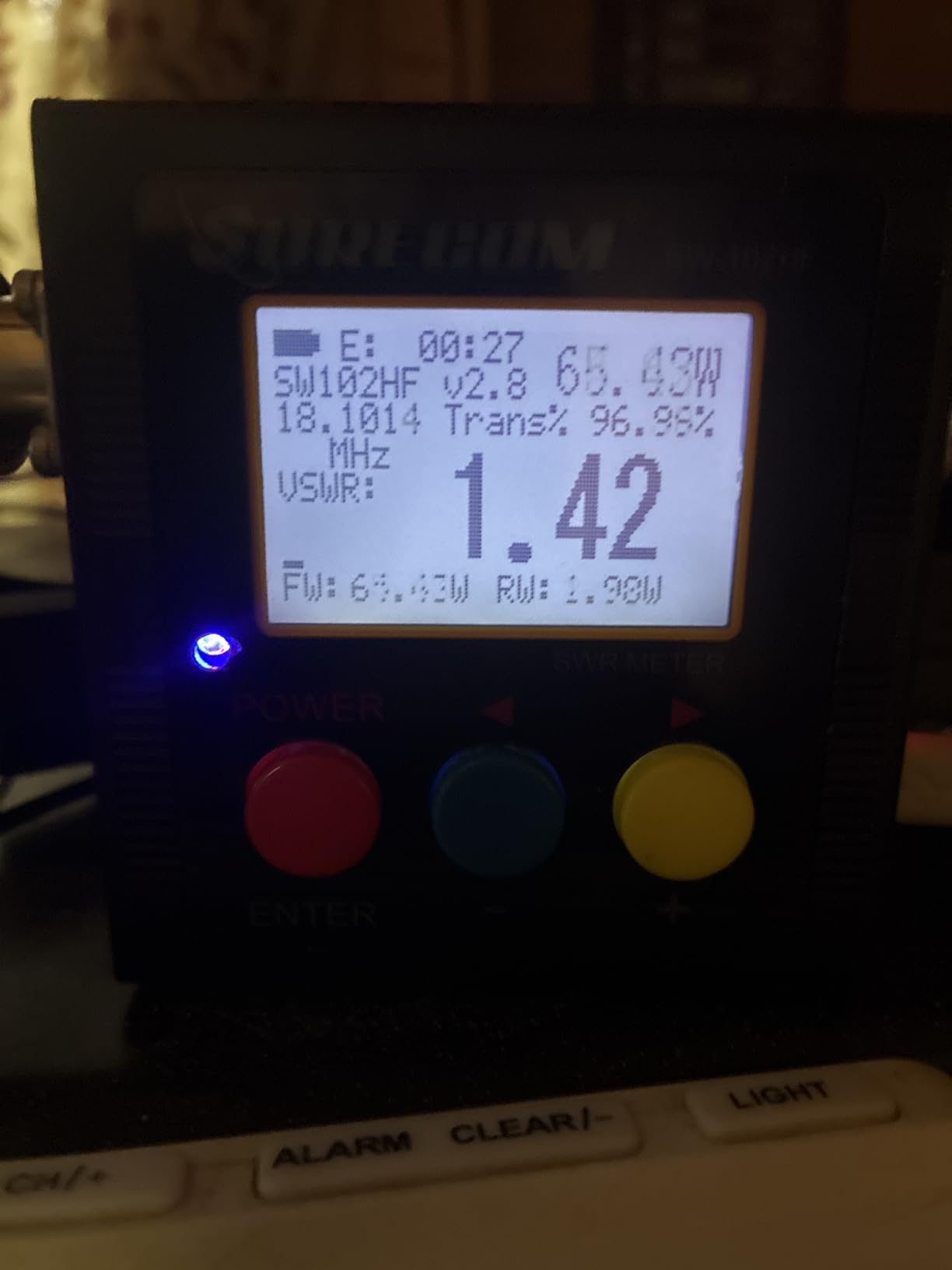 Surecom SW-102HF 1.5-70MHz V.S.W.R. & Power Meter customer photo 1
