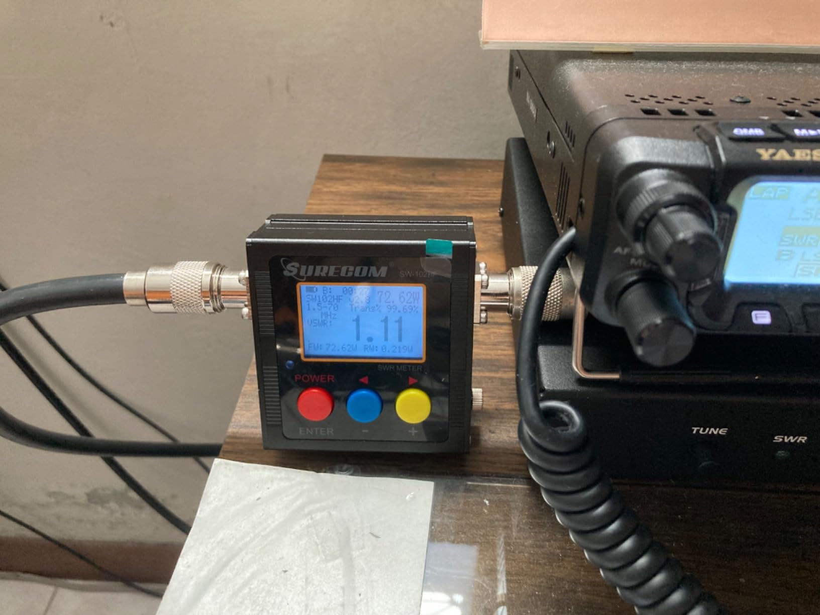 Surecom SW-102HF 1.5-70MHz V.S.W.R. & Power Meter customer photo 2