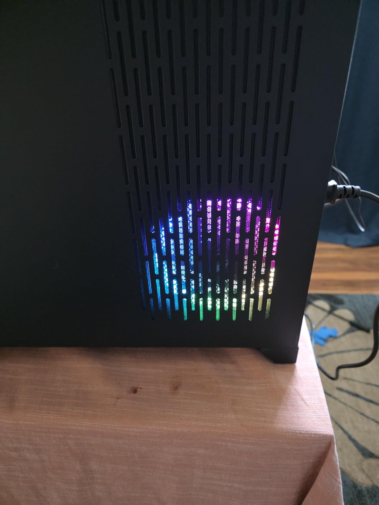 Redragon RGPS-850W 80+ Gold 850 Watt Power Supply w/Upgraded ATX 3.1 & PCIe 5.1 Fully Modular, 12VHPWR Cable Included, 100% Japanese Capacitors, Smart ECO Low Noise RGB Fan, Compact 160mm Size customer photo 2