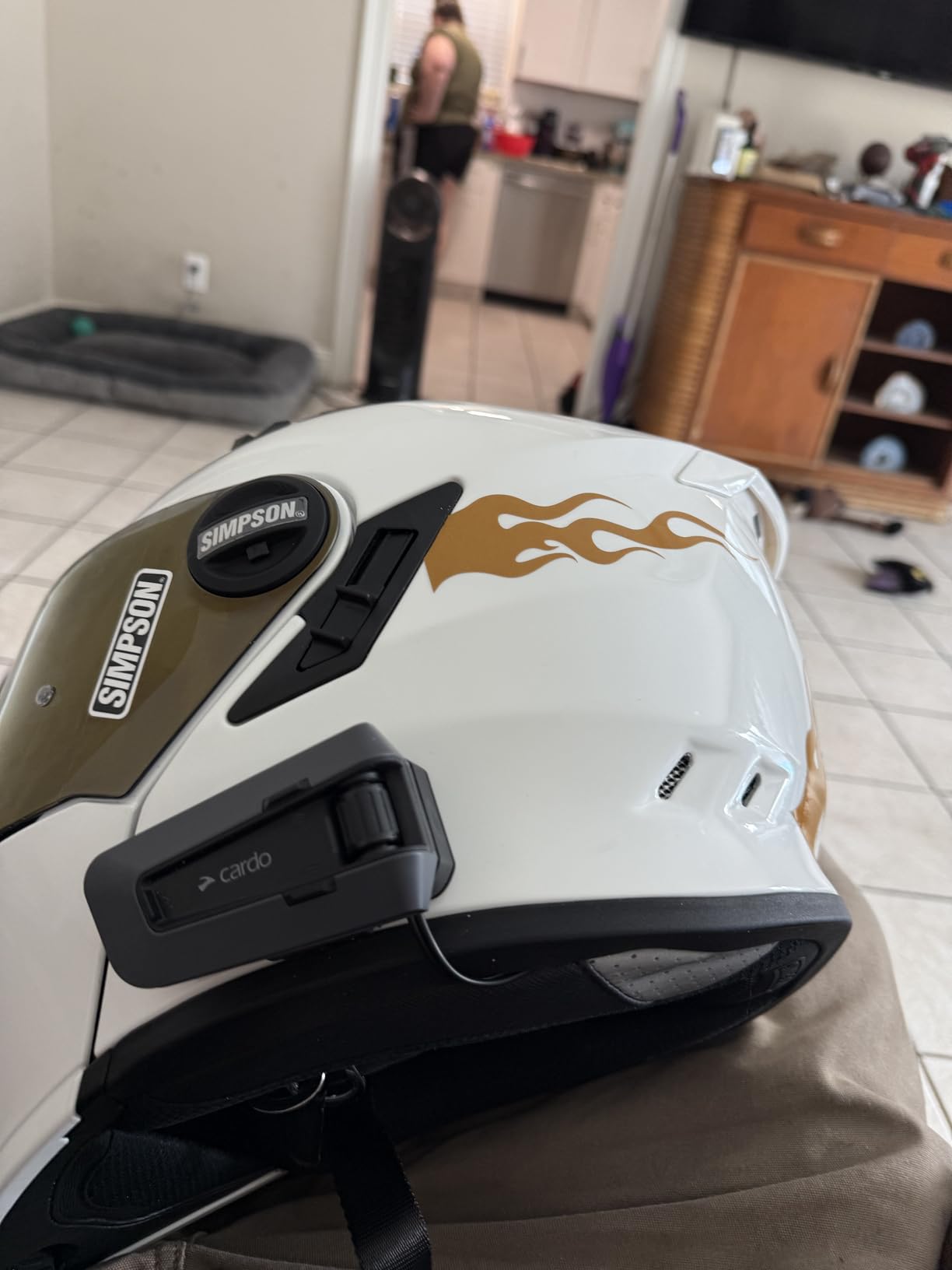 Cardo PACKTALK EDGE Motorcycle Bluetooth Communication System Headset Intercom - Single Pack customer photo 2