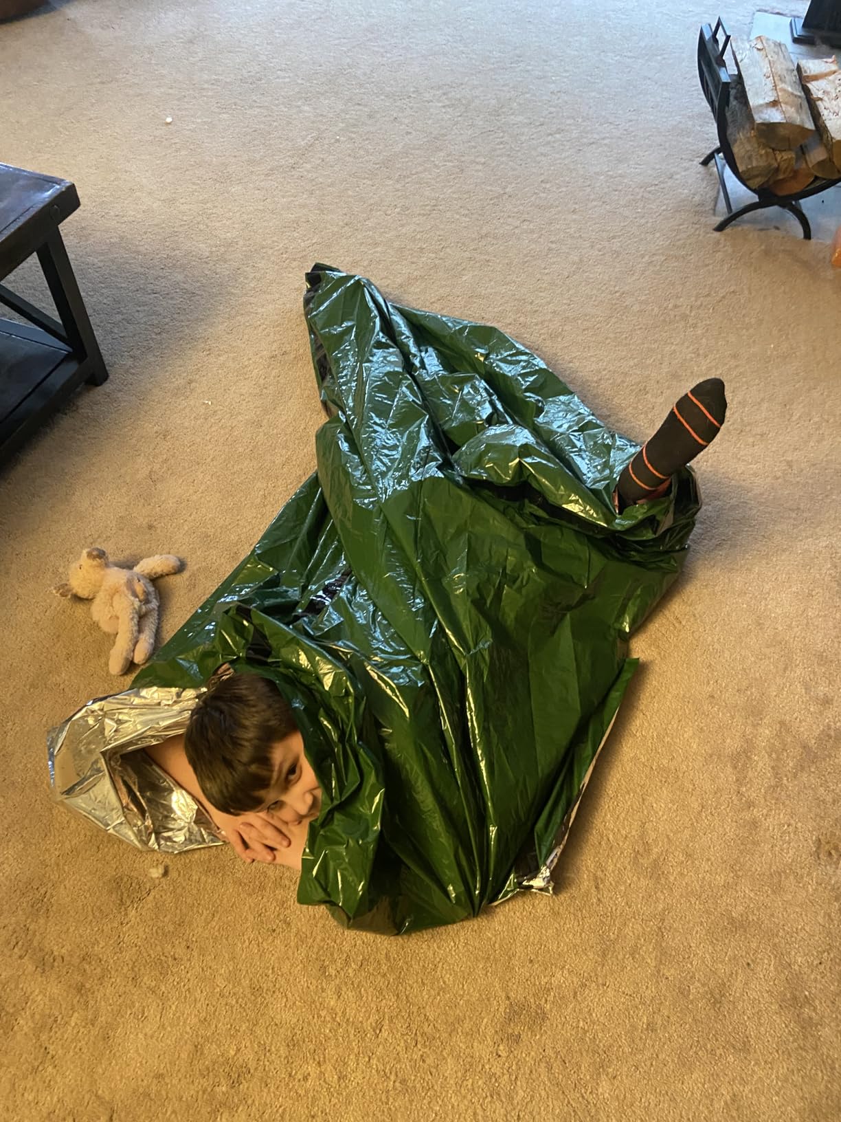 Bivy Sack XL Waterproof Survival Sleeping Bag with Emergency Whistle, Built-in Hood & Thermal Mylar - Tear & Puncture-Resistant customer photo 1