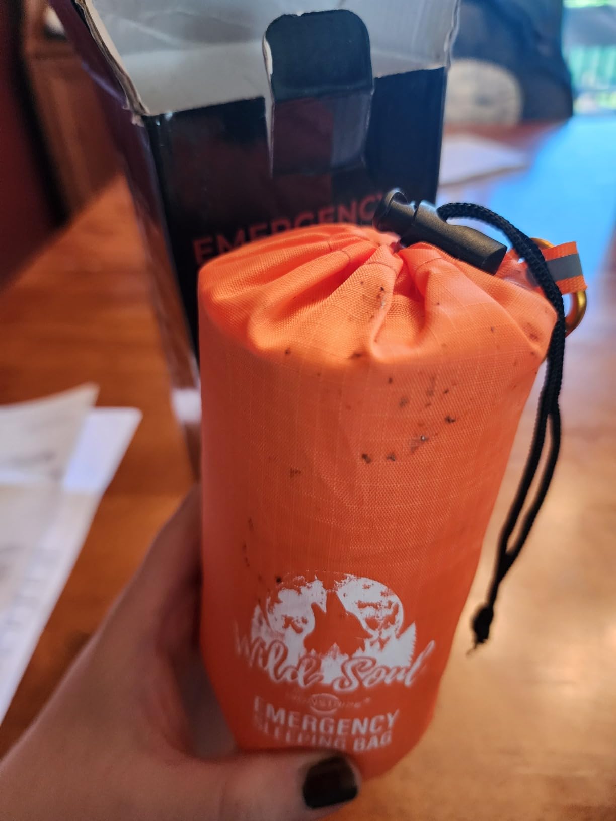 Bivy Sack XL Waterproof Survival Sleeping Bag with Emergency Whistle, Built-in Hood & Thermal Mylar - Tear & Puncture-Resistant customer photo 2