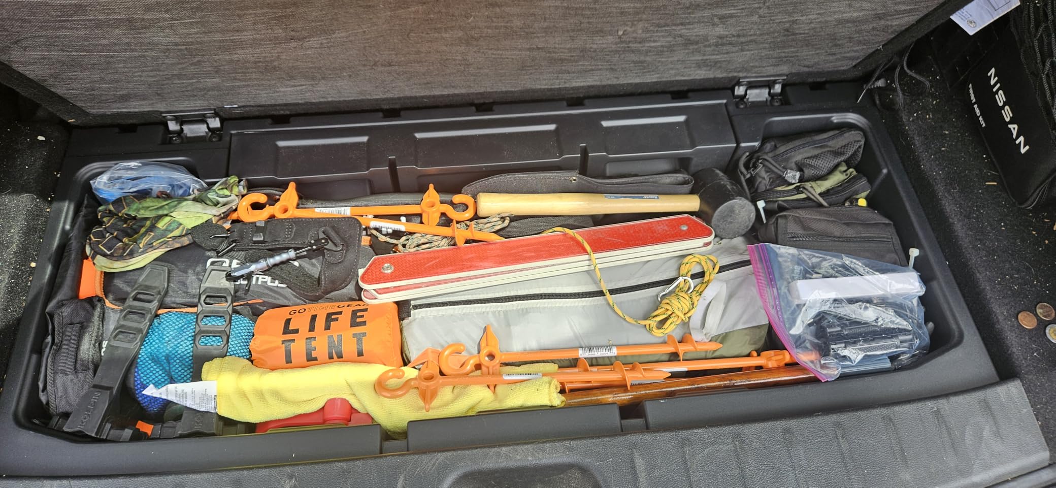 Go Time Gear Survival Life Tent - 2 Person Mylar Emergency Shelter Tube Tent + Paracord - All-Weather Protection for Camping, Hiking, & Survival Kits customer photo 2