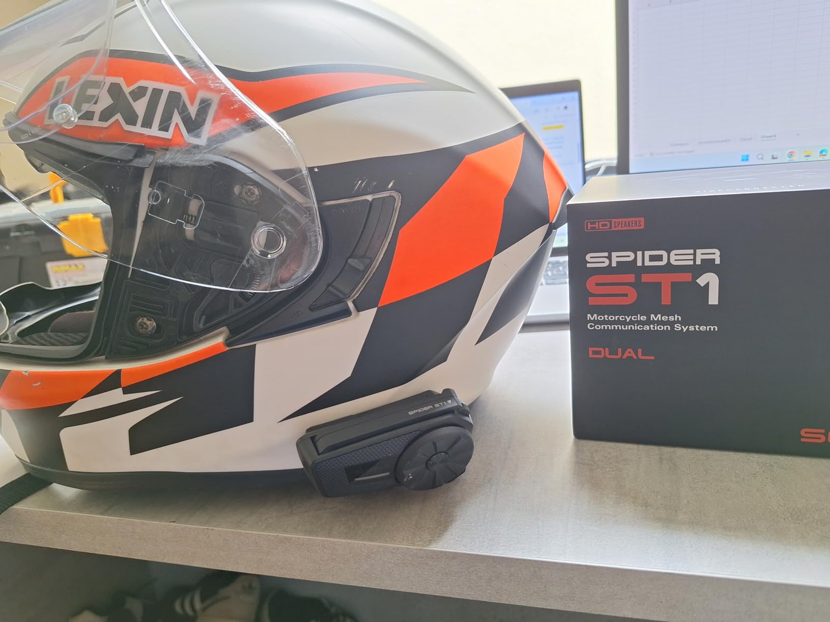 Sena Spider ST1 Motorcycle Mesh Communication System, Single Pack customer photo 2