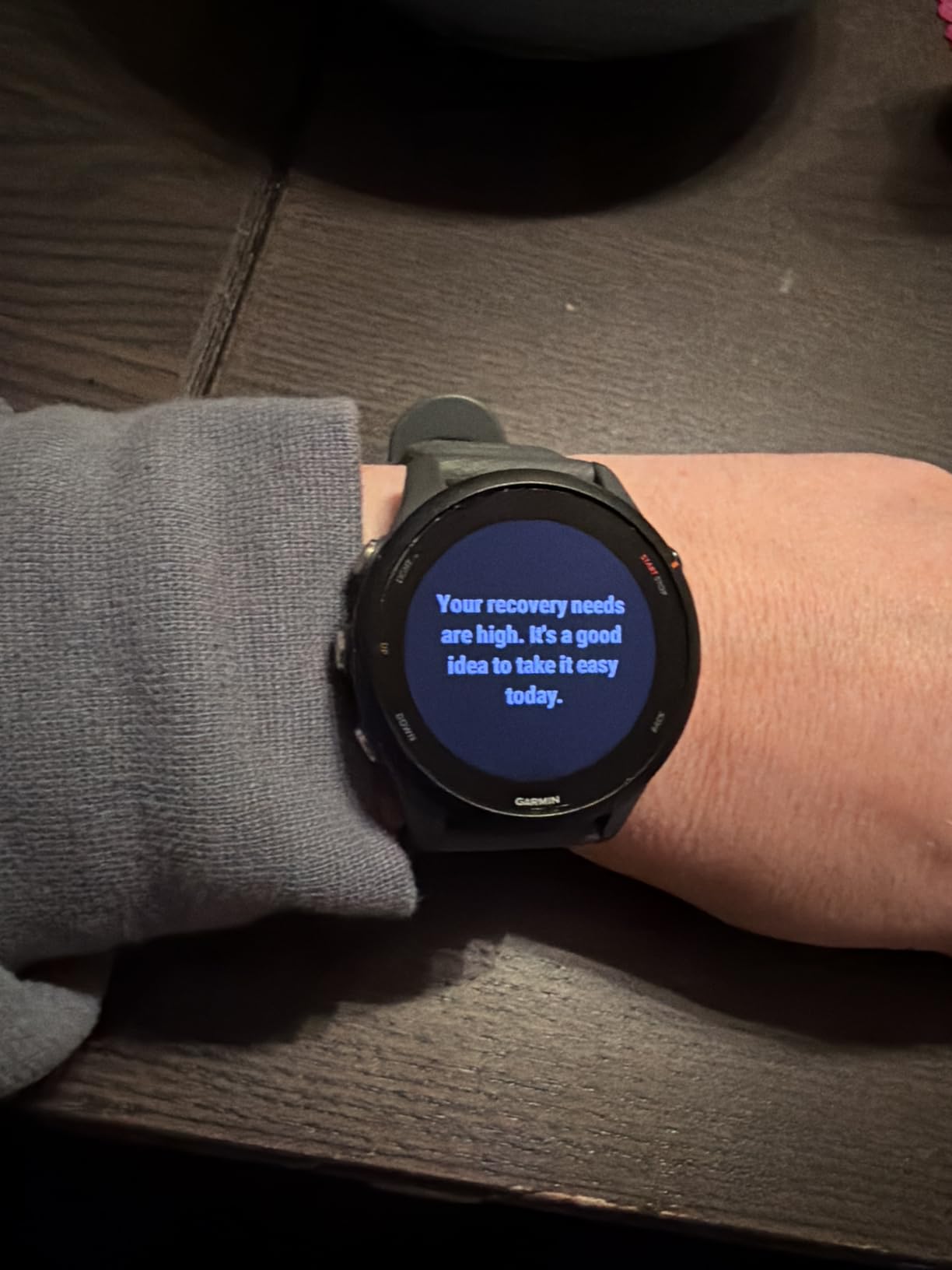 Forerunner 255, GPS Running Smartwatch, Advanced Insights, Long-Lasting Battery, Slate Gray customer photo 1