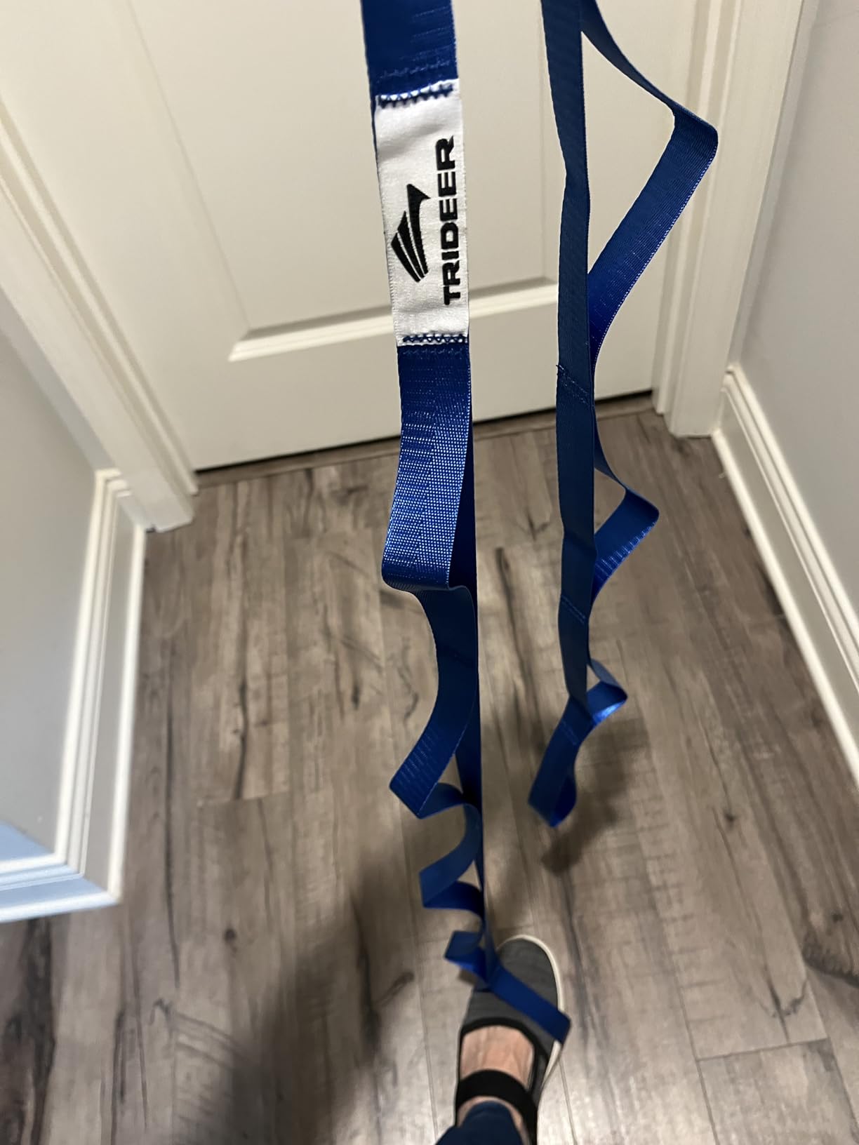 Trideer Stretching Strap for Physical Therapy & Home Rehab, Non-Elastic Yoga Strap for Stretching with Loops for Hamstring, Calf & Back Stretcher Mobility, Hip & Pilates customer photo 1