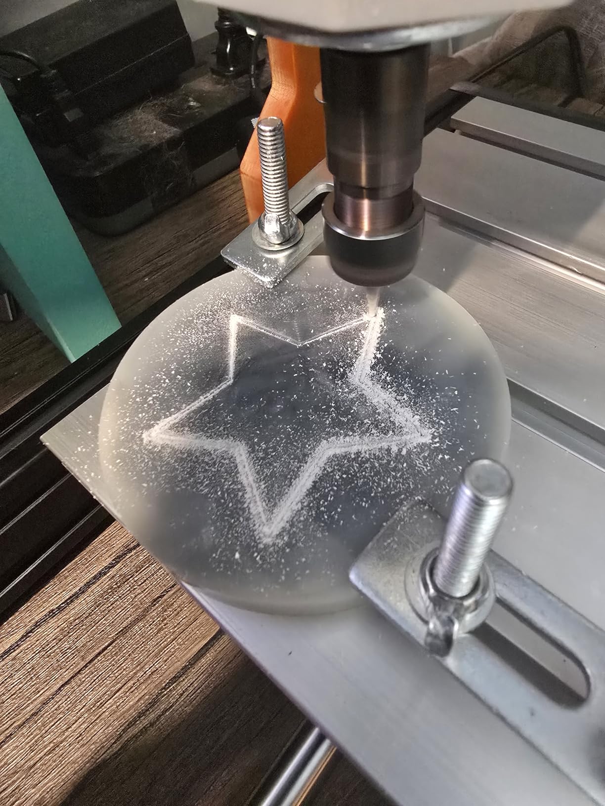 RATTMMOTOR Upgrade 3018-PRO CNC Wood Router Machine Kit 3 Axis GRBL DIY Mini CNC Engraver Milling Machine+Emergency Stop and Limit Switch for Cutting Plastic Acrylic PVC PCB Wood customer photo 2