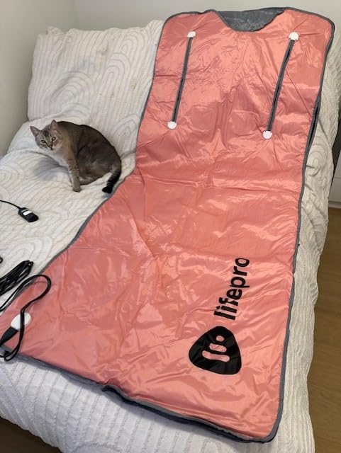 Lifepro BioRemedy Plus Infrared Sauna Blanket - Available in 5 Colors - Portable Far Infrared Home Sauna Bag for Detox, and Relaxation - Adjustable Temp (86-158°F) & Timer - Includes Detox Wraps customer photo 1