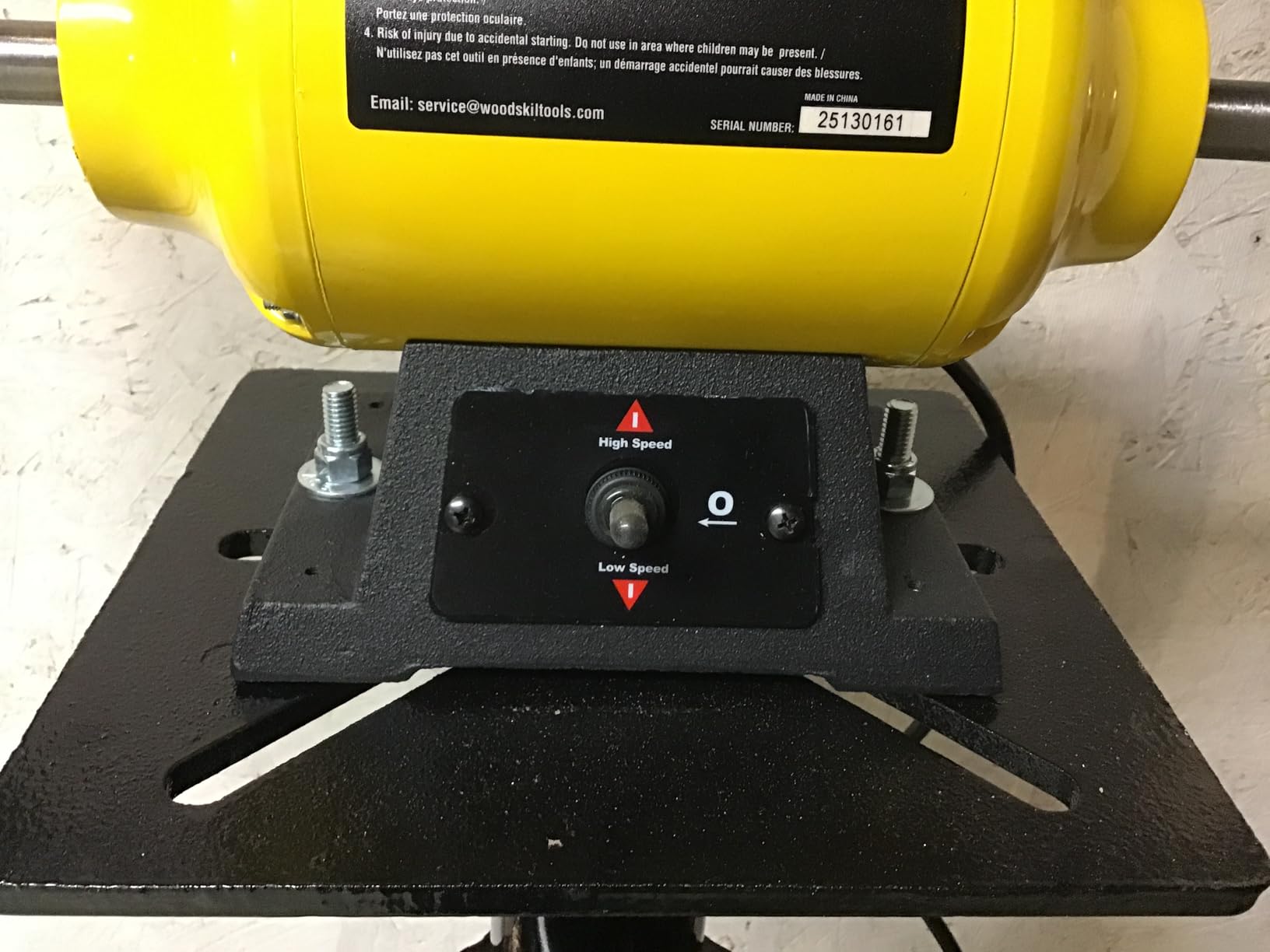 4.0A Bench Buffer Polisher, 6 Inch Jewelry Buffer Polishing Machine, 3450 RPM Bench Polisher with Hard & Flannelette Buffing Wheels for Metal, Jade, Jewelry, Knife, Wood customer photo 2