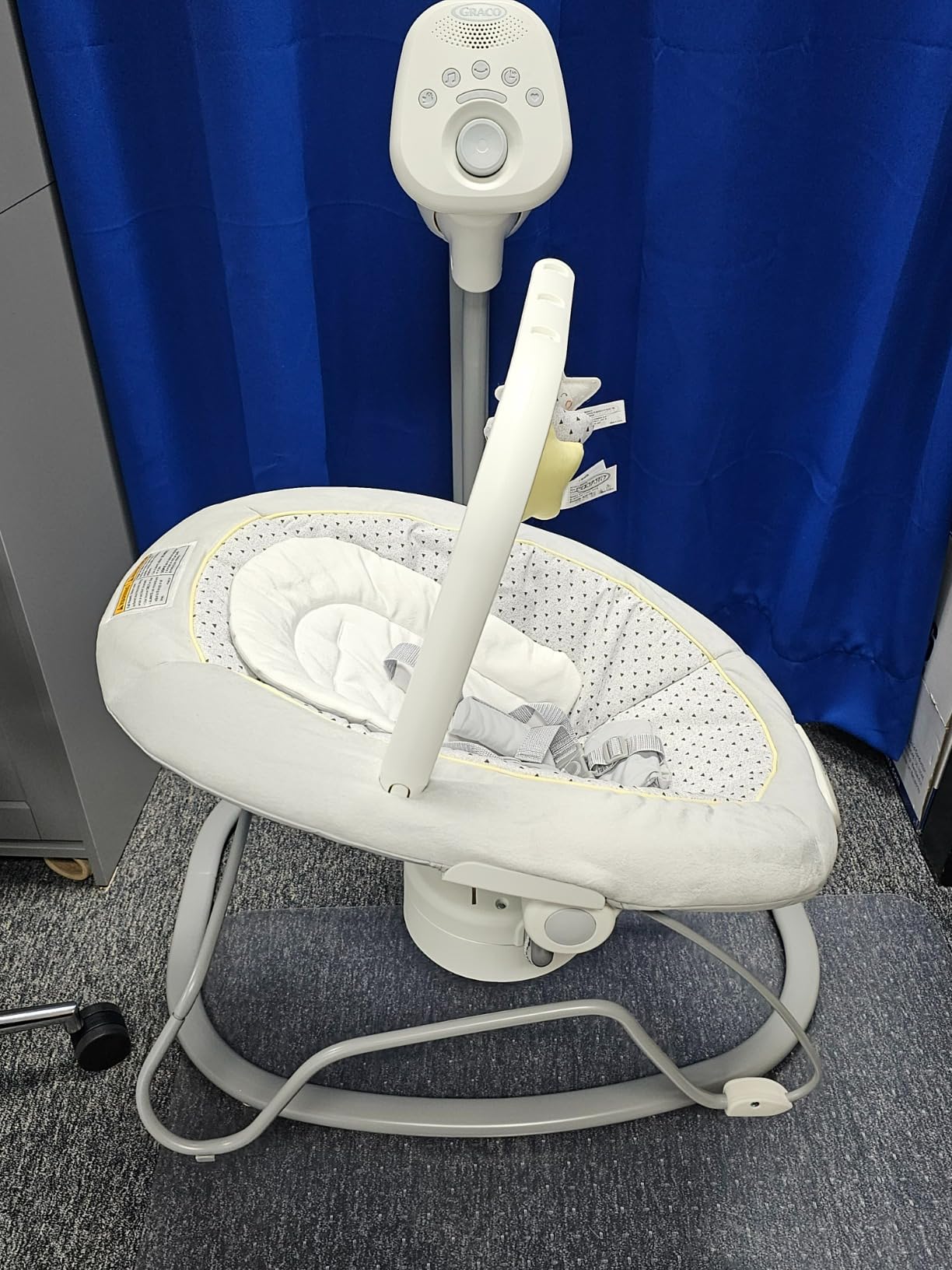 Graco Sway2Me Portable Baby Swing and Bouncer Seat with Music, Sounds, and Adjustable Settings, Watson Collection customer photo 2