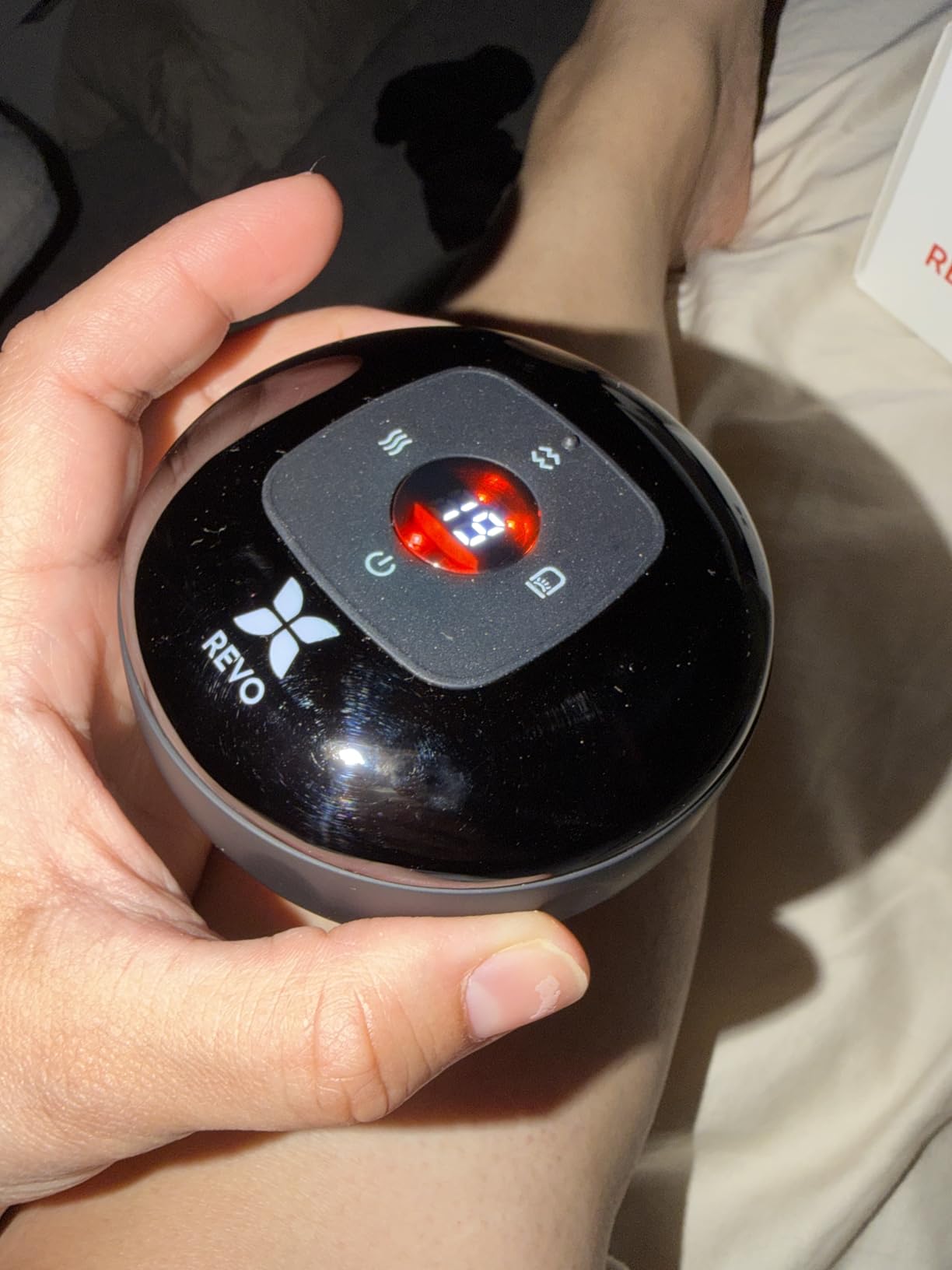 REVO The Original 4-in-1 Smart Cupping Therapy Massager, Red Light Therapy for Targeted Pain Relief, Knots, Aches, Muscle Soreness, Circulation & Tighter Skin, Portable Cupping Kit customer photo 2