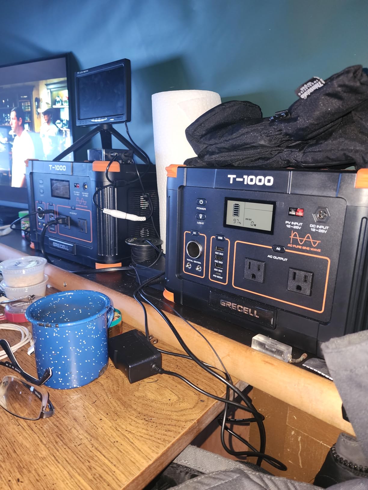 Portable Power Station 300W, GRECELL 230.88Wh Solar Generator with 60W USB-C PD Output, 110V Pure Sine Wave AC Outlet Backup Lithium Battery for Outdoors Camping Travel Home Blackout customer photo 1