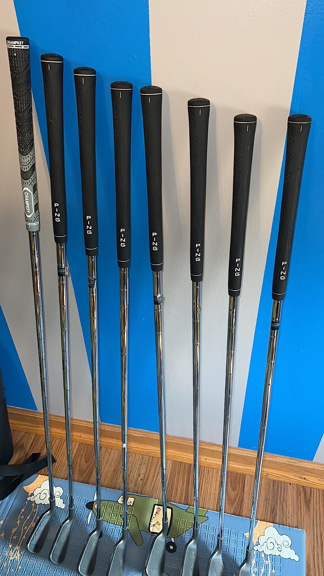 CHAMPKEY Premium Hybrid Golf Grips 13 Pack with All Repair Kits - All Weather Performance Golf Club Grips - High Traction and Control Half Corded Golf Grips for Men customer photo 2