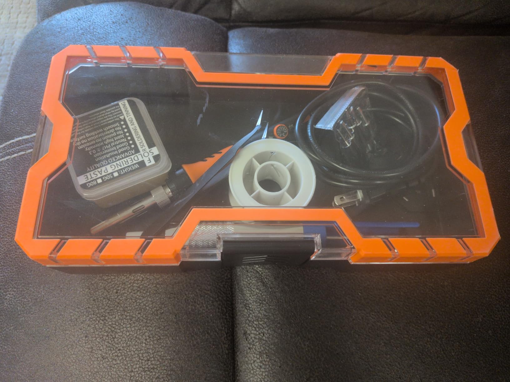 Soldering Iron Premium Kit, 60W Soldering Gun with Ceramic Heater, 12-in-1 Soldering Tool, Adjustable Temperature 200 to 450°C, Includes Soldering Iron Tip, Solder Wire, Pump and Paste customer photo 1