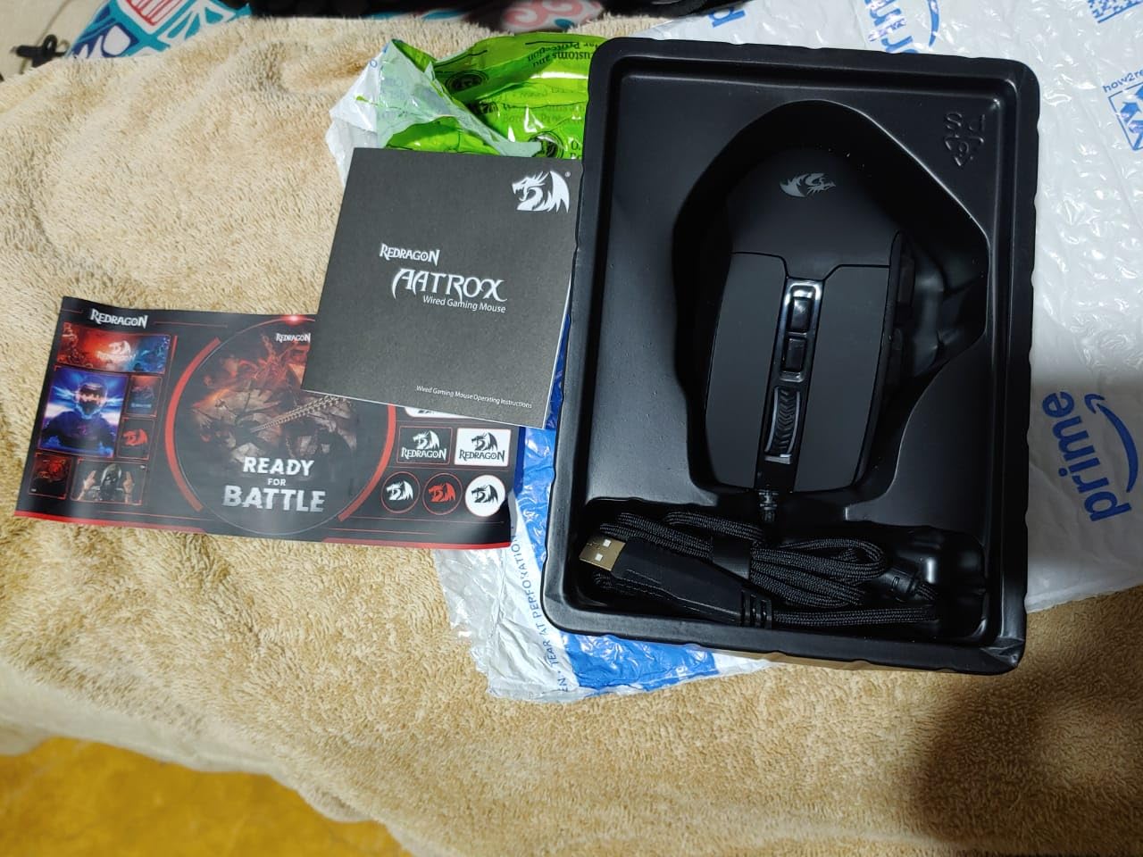 Redragon M811 Aatrox MMO Gaming Mouse, 15 Programmable Buttons Wired RGB Mouse w/Ergonomic Natural Grip Build, 10 Side Macro Keys, Software Supports DIY Keybinds & Backlit customer photo 2