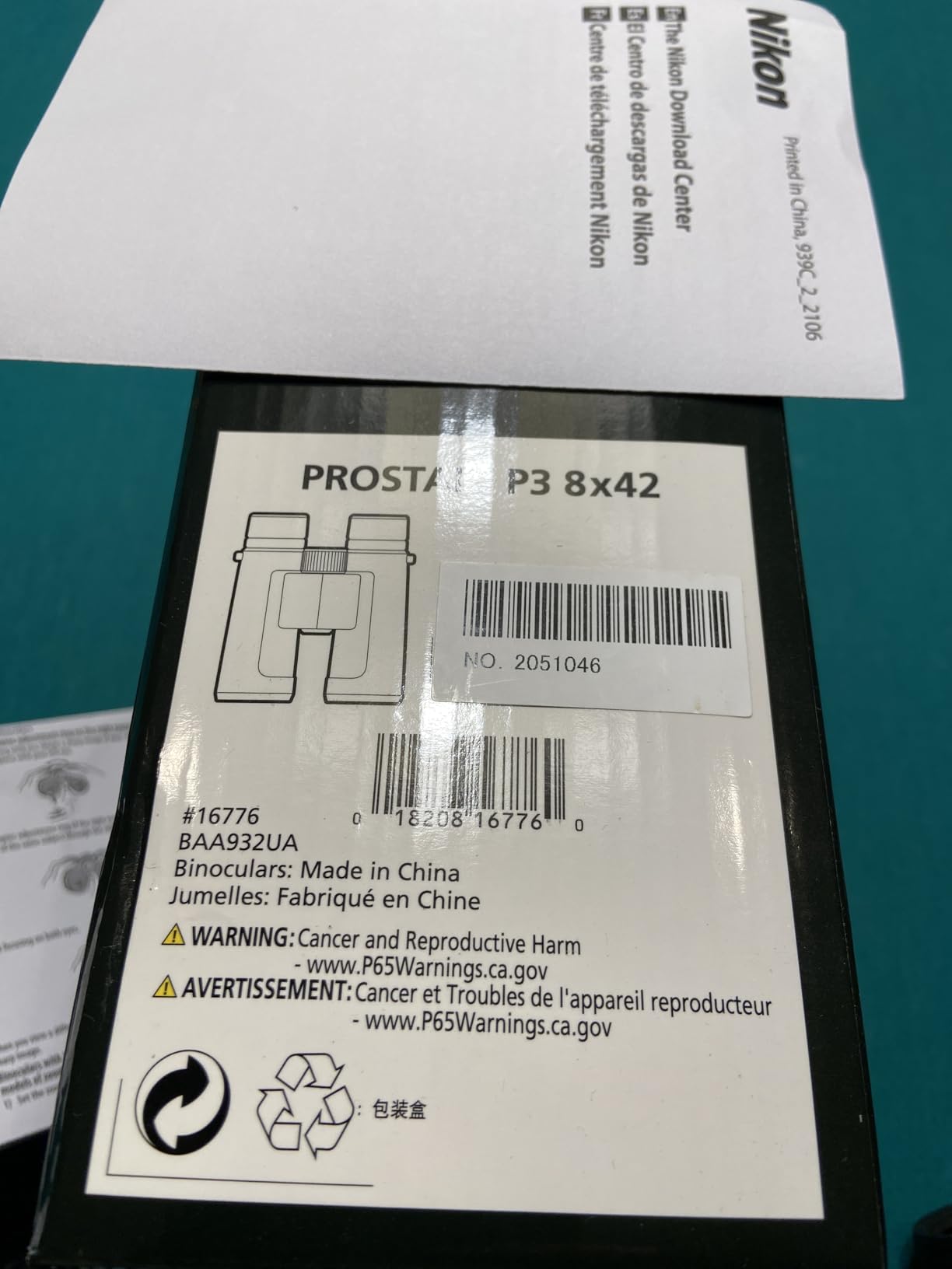 Nikon PROSTAFF P3 8x42 Binocular | Waterproof, fogproof, rubber-armored Full-Size Binocular, wide field of view & long eye relief | Official Nikon USA Model customer photo 2