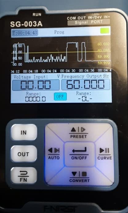Riiai SG003A 4-20mA 0-24V Current Signal Generator, Current Voltage Adjustable Analog Simulator, Real-time Curve, Multiple Signal Types, 3000mAh USB Rechargeable, Preset Value, for PLC Testing customer photo 2