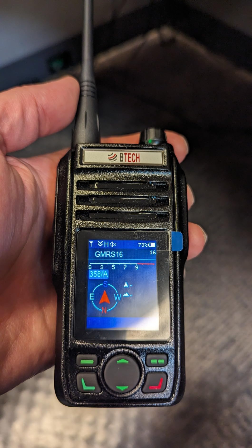 BTECH GMRS-PRO 5W Long-Range GMRS Radio - IP67 Waterproof, Bluetooth VOX, GPS, Texting, NOAA, Compass, Dual-Band Scanner, Off-Grid Location Sharing, Two-Walkie Talkie customer photo 2