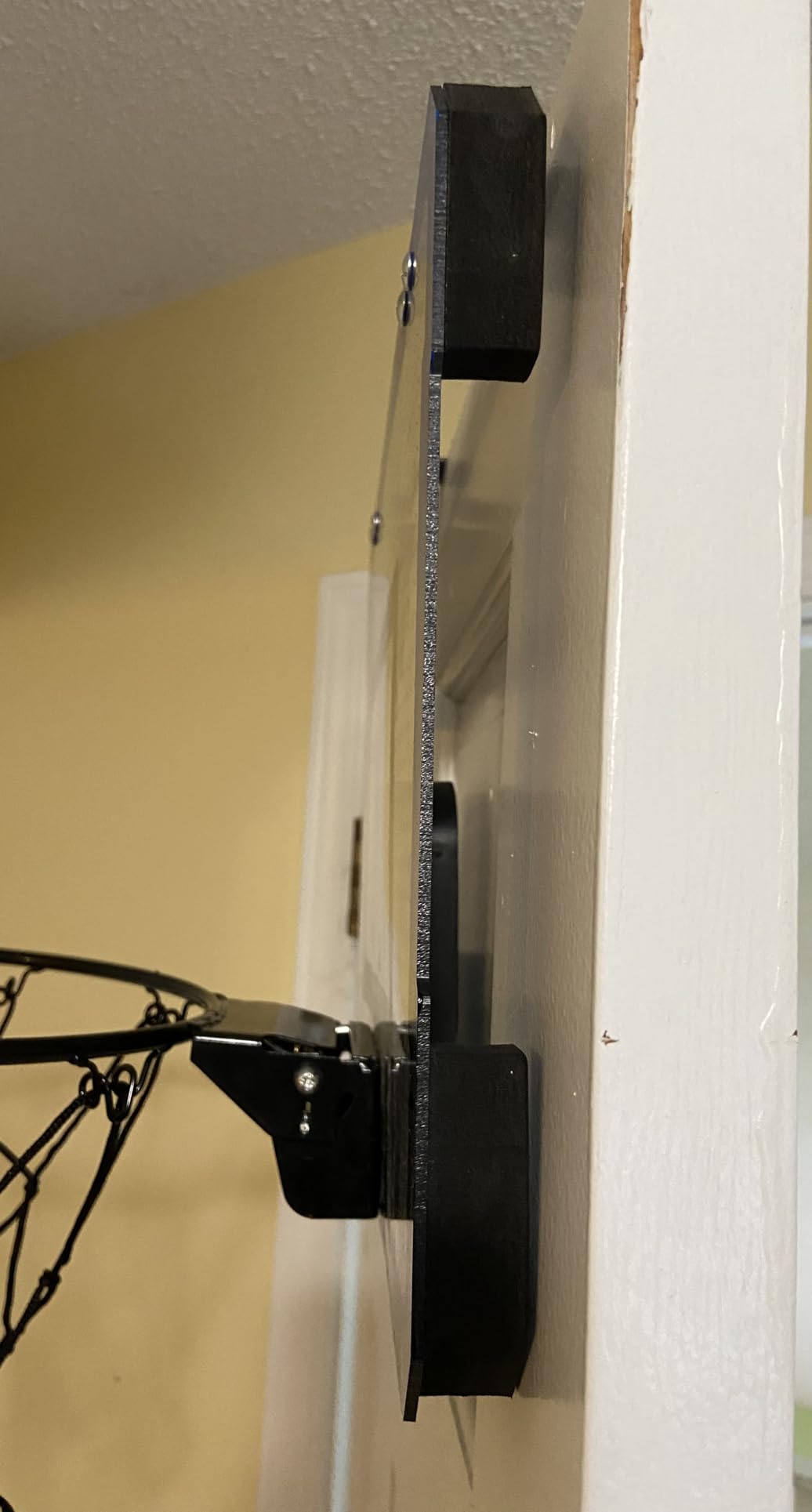 QDRAGON Mini Basketball Hoop, Over The Door Indoor, with 3 Balls/Inflator/Breakaway Rim, Basketball Toy Gifts for Kids and Adults, Suit for Bedroom/Office/Outdoor, Blue customer photo 2