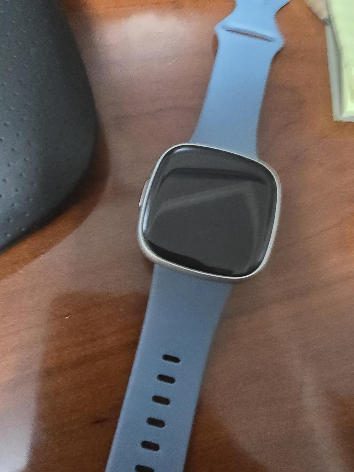 Fitbit Versa 4 Fitness Smartwatch with Daily Readiness, GPS, 24/7 Heart Rate, 40+ Exercise Modes, Sleep Tracking and more, Waterfall Blue/Platinum, One Size (S & L Bands Included) customer photo 1