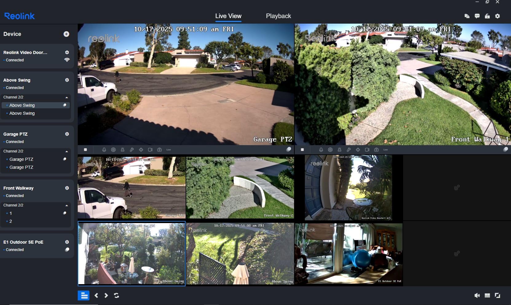 REOLINK PTZ Security Camera System 4K, IP PoE 360 Camera with Dual-Lens, Auto 6X Hybrid Zoomed Tracking, 355 Pan & 90 Tilt, Outdoor Surveillance, AI Detection, TrackMix PoE customer photo 1