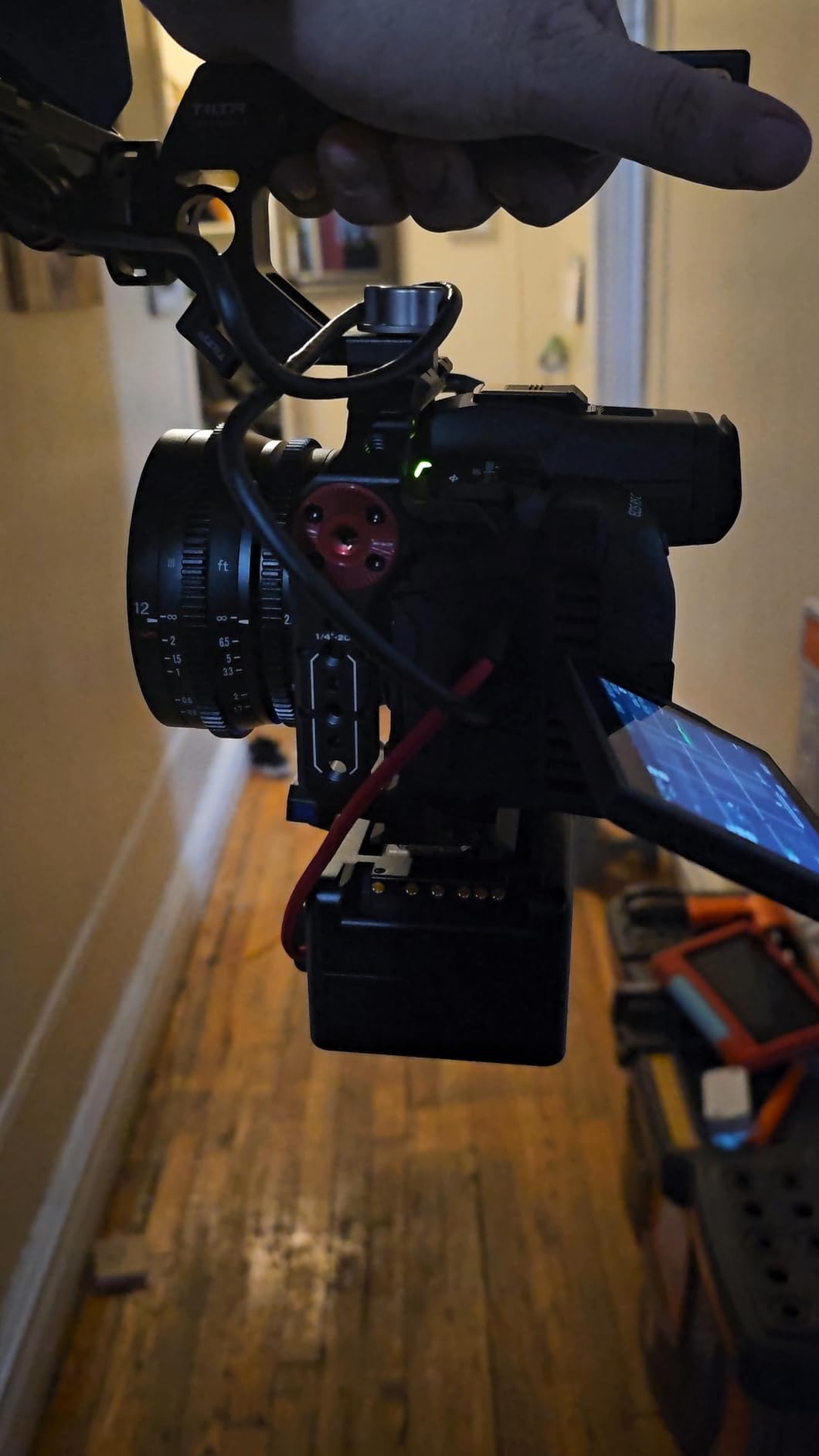 Tilta Full Camera Cage Compatible with Canon R5C - Includes Full Cage | HDMI Clamp | EF Mount Adapter | Quick Release Plate (Black) customer photo 2